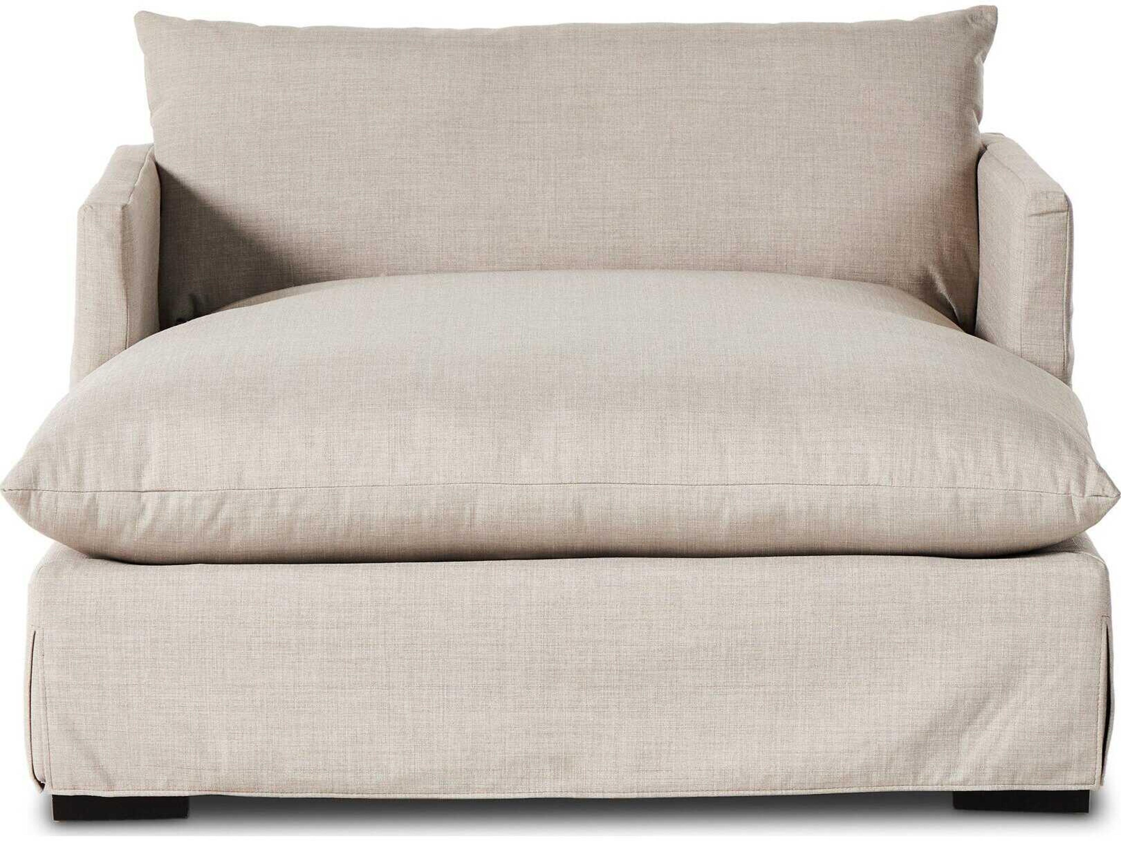 Four Hands Atelier Habitat Bennett Moon Upholstered Chaise Lounge