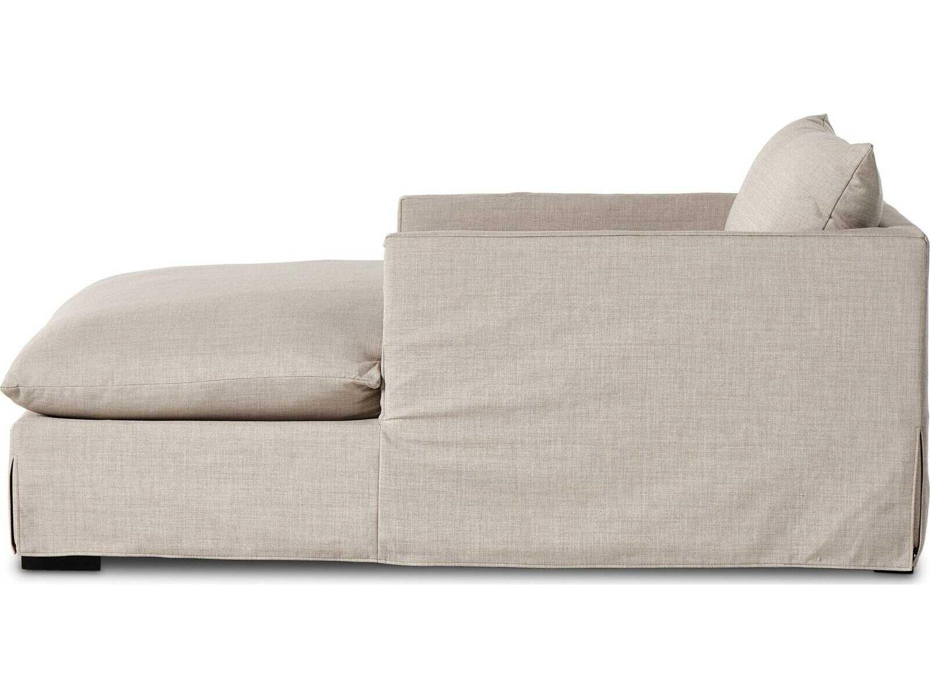 Four Hands Atelier Habitat Bennett Moon Upholstered Chaise Lounge