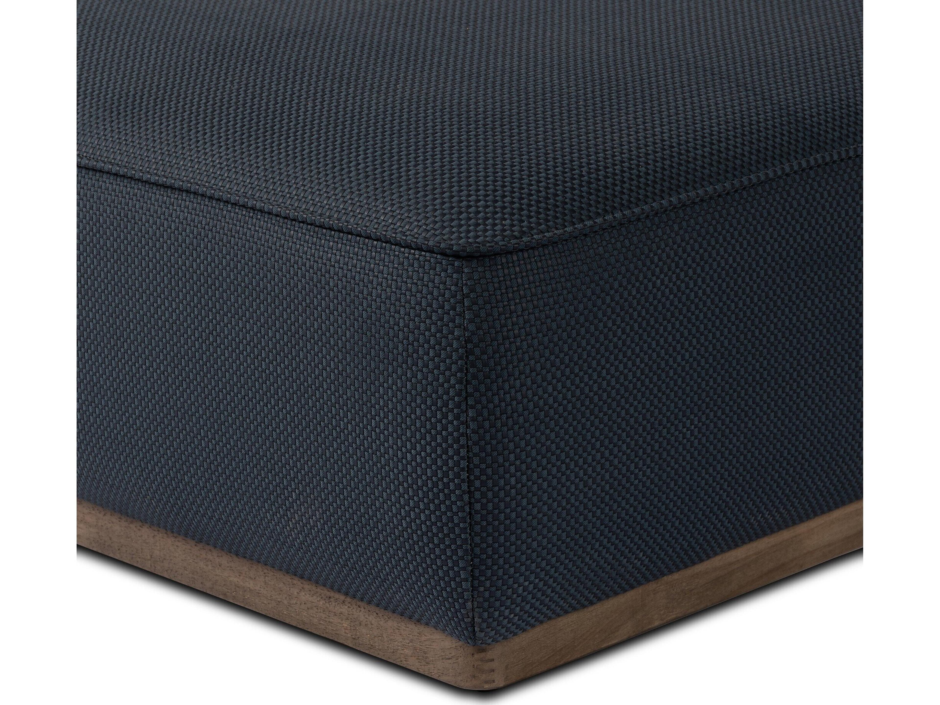 Four Hands Westgate Sinclair Fresno Cobalt Cocktail Ottoman