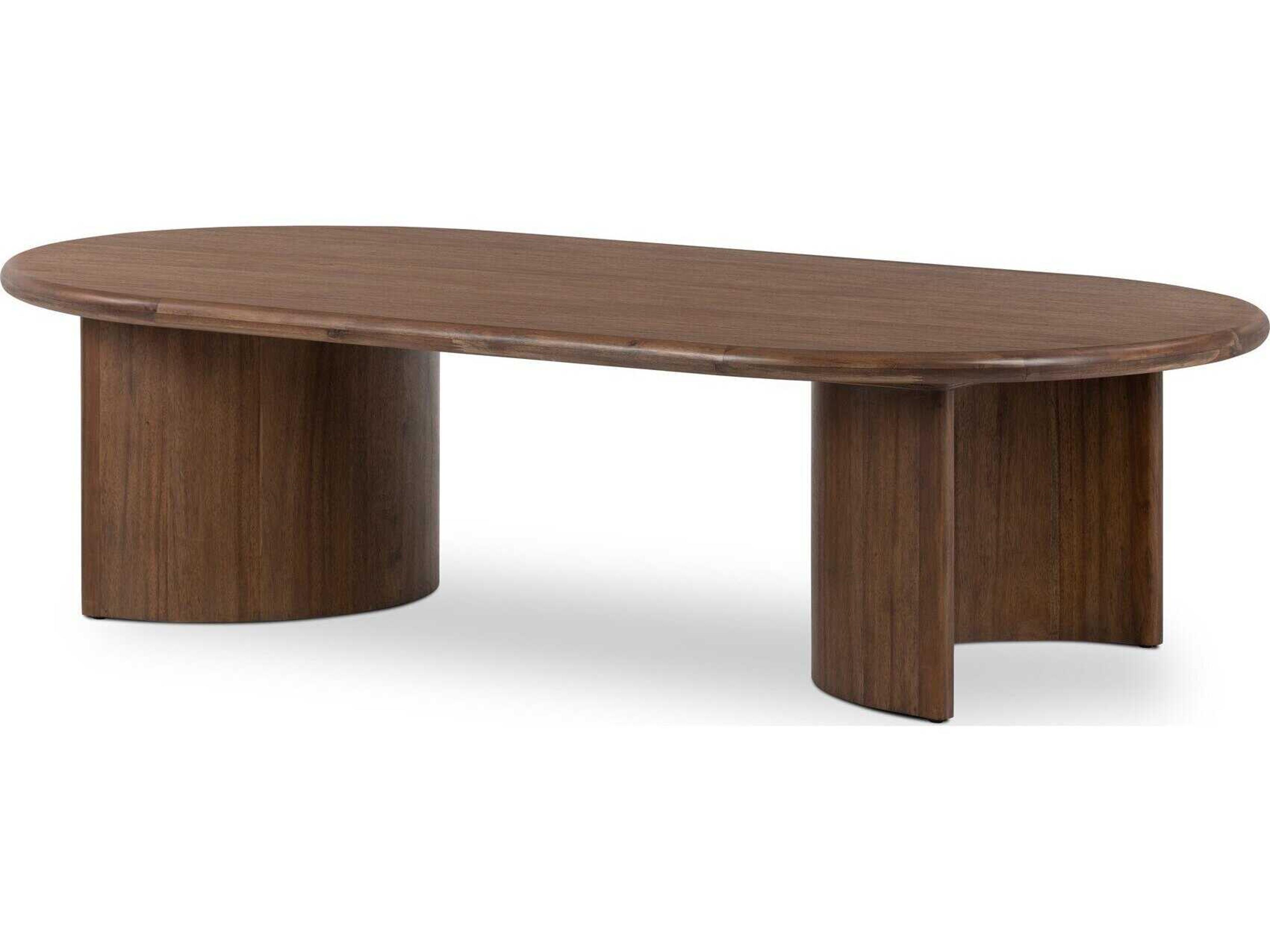 Haiden Paden Seasoned Brown Acacia Coffee Table