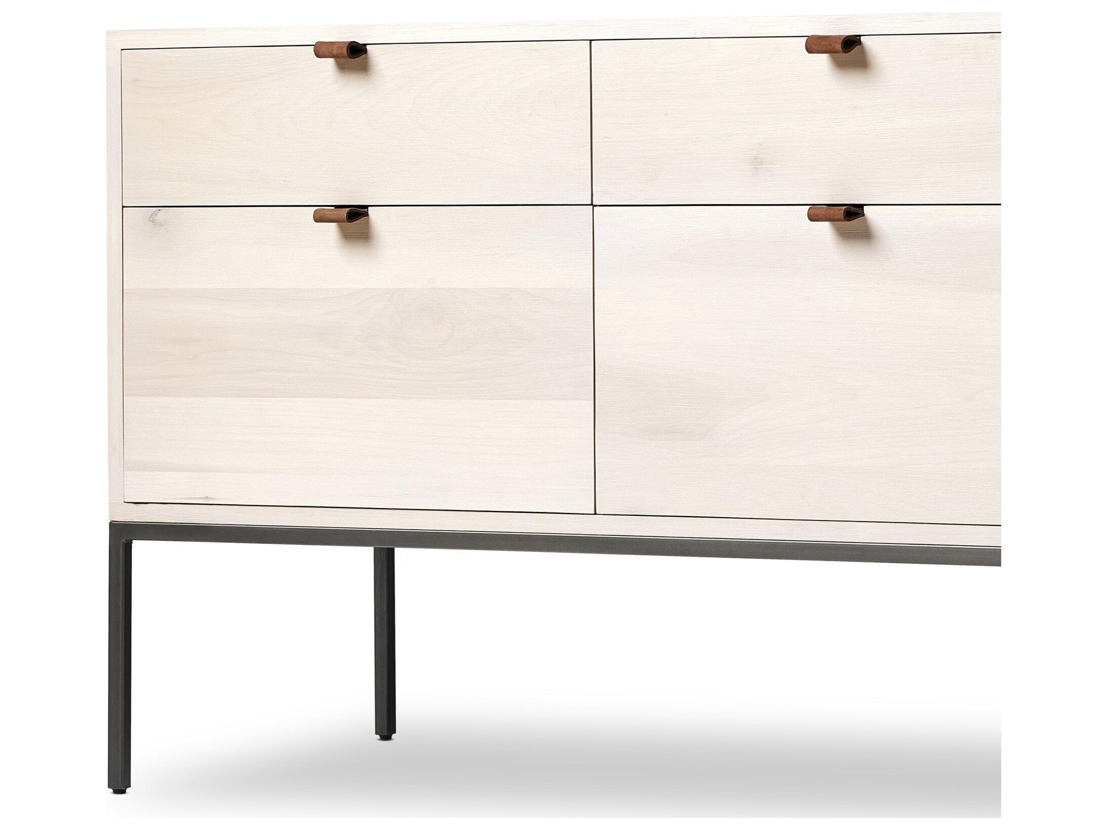 Four Hands Fulton Trey Dove Poplar  Modular Filing Cabinet