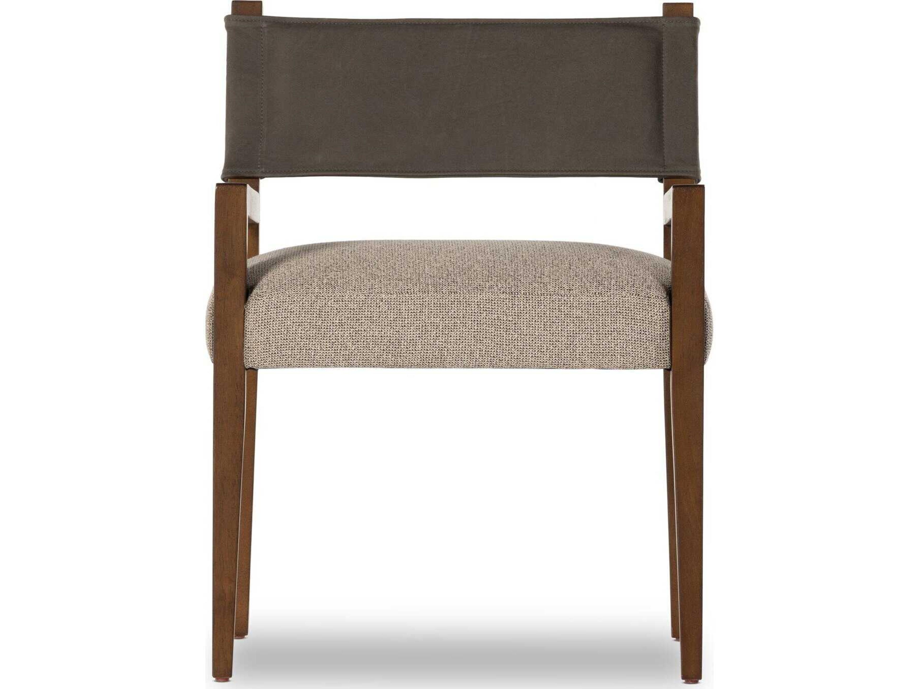 Four Hands Berman Ferris Tulsa Ink Upholstered Dining Armchair