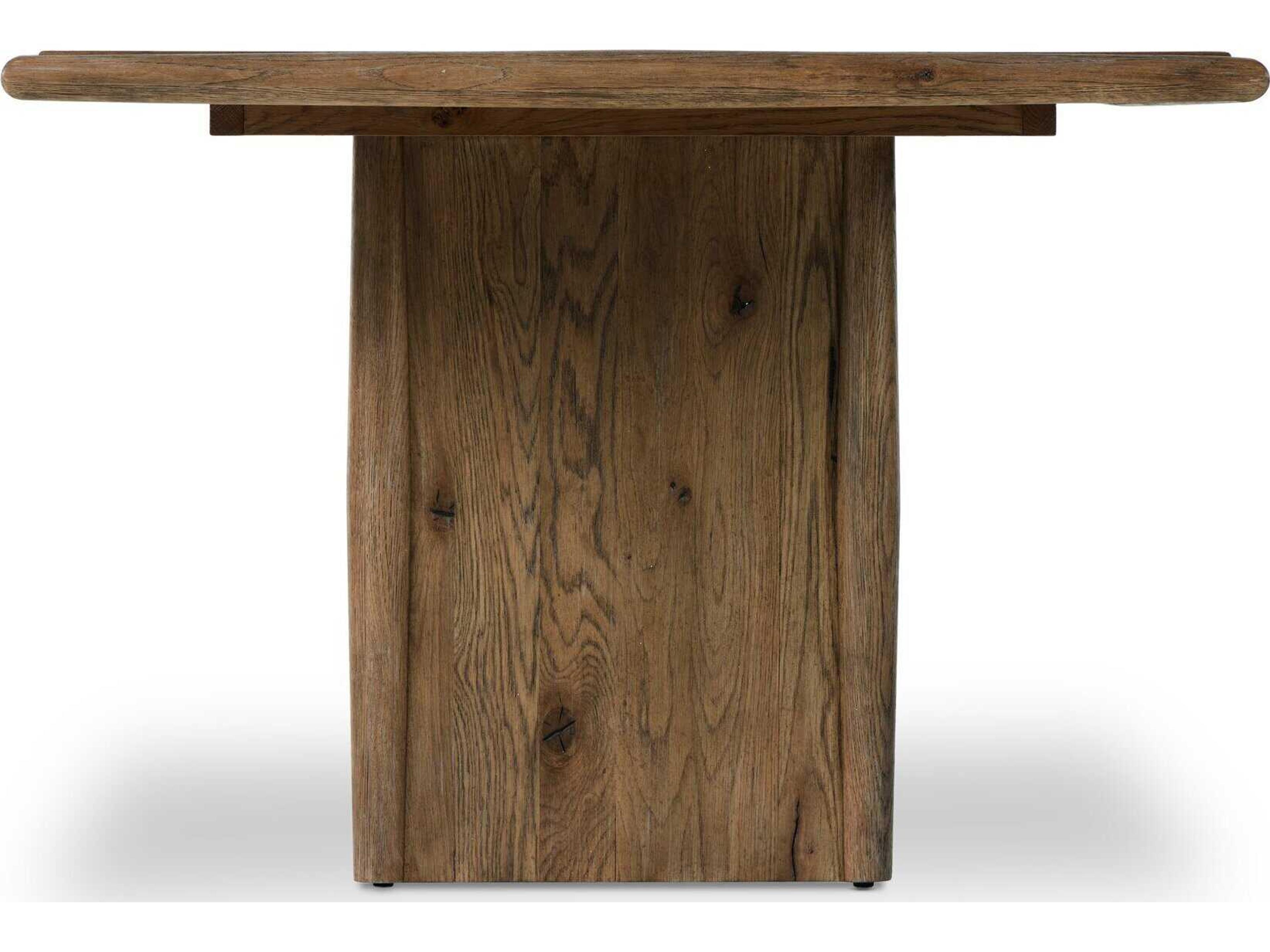 Luxecor Globetrotter Rectangular Wood Weathered Oak Dining Table