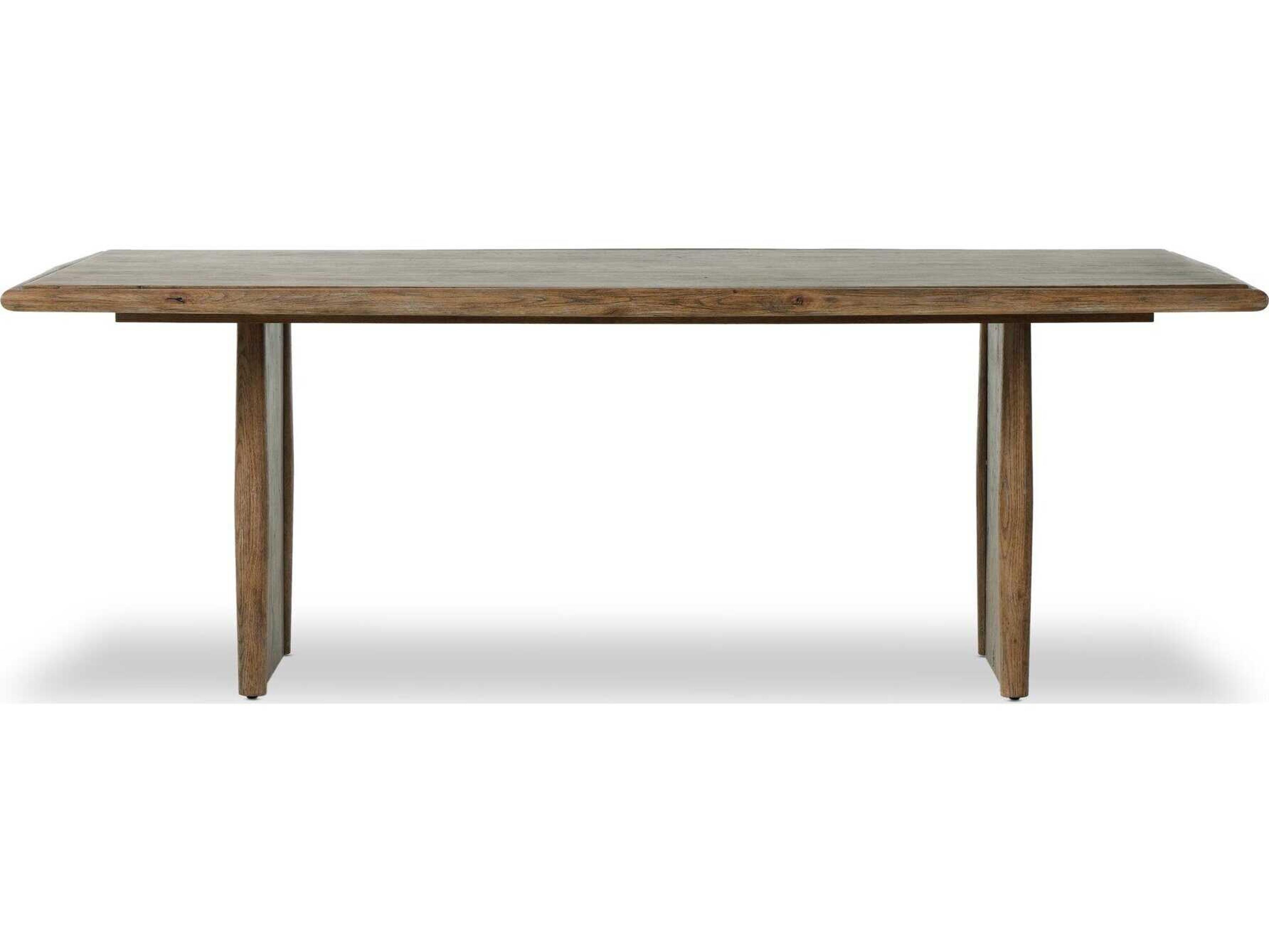 Luxecor Globetrotter Rectangular Wood Weathered Oak Dining Table