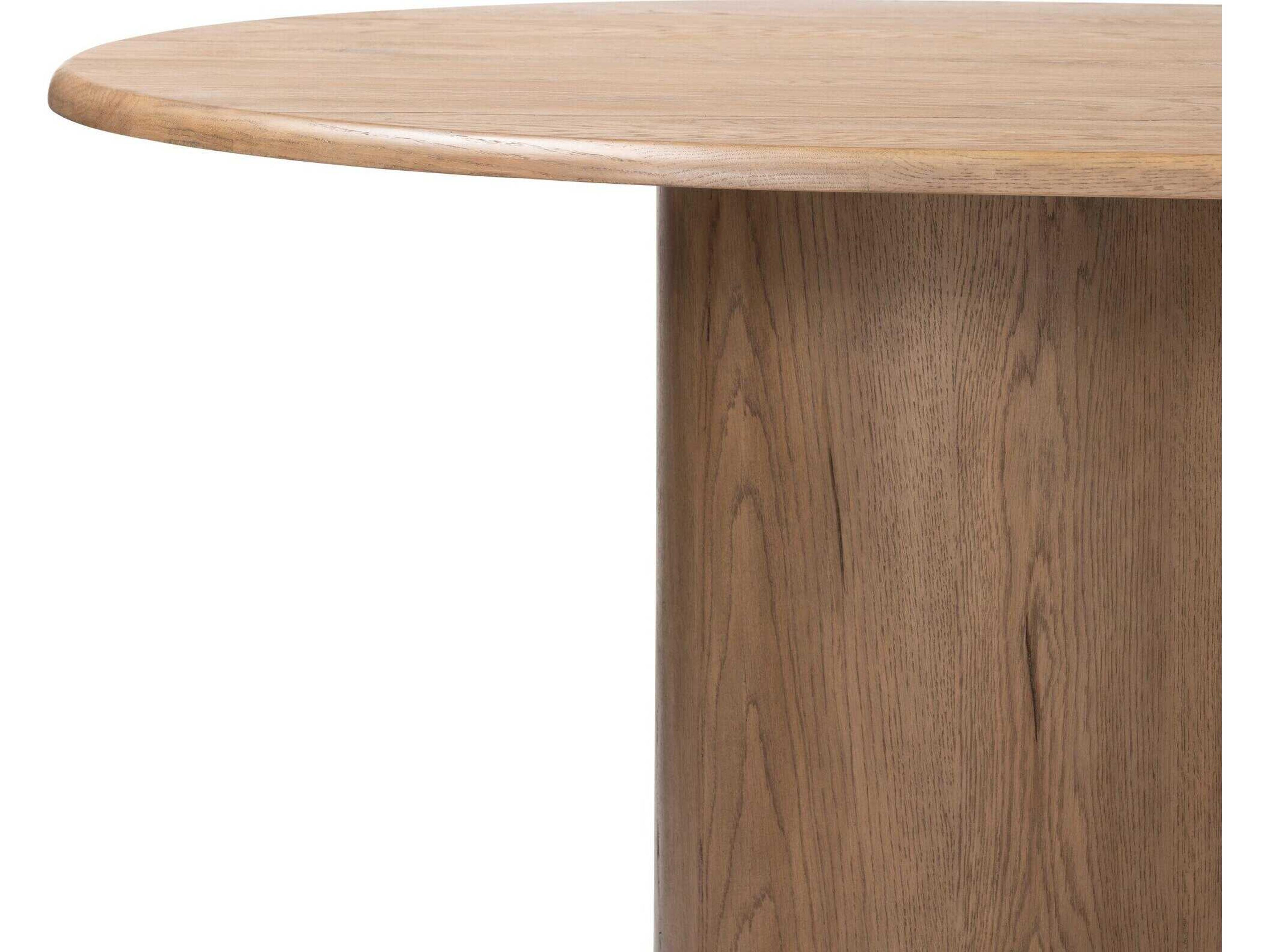 Four Hands Haiden Olexey Rubbed Light Oak Oval Dining Table