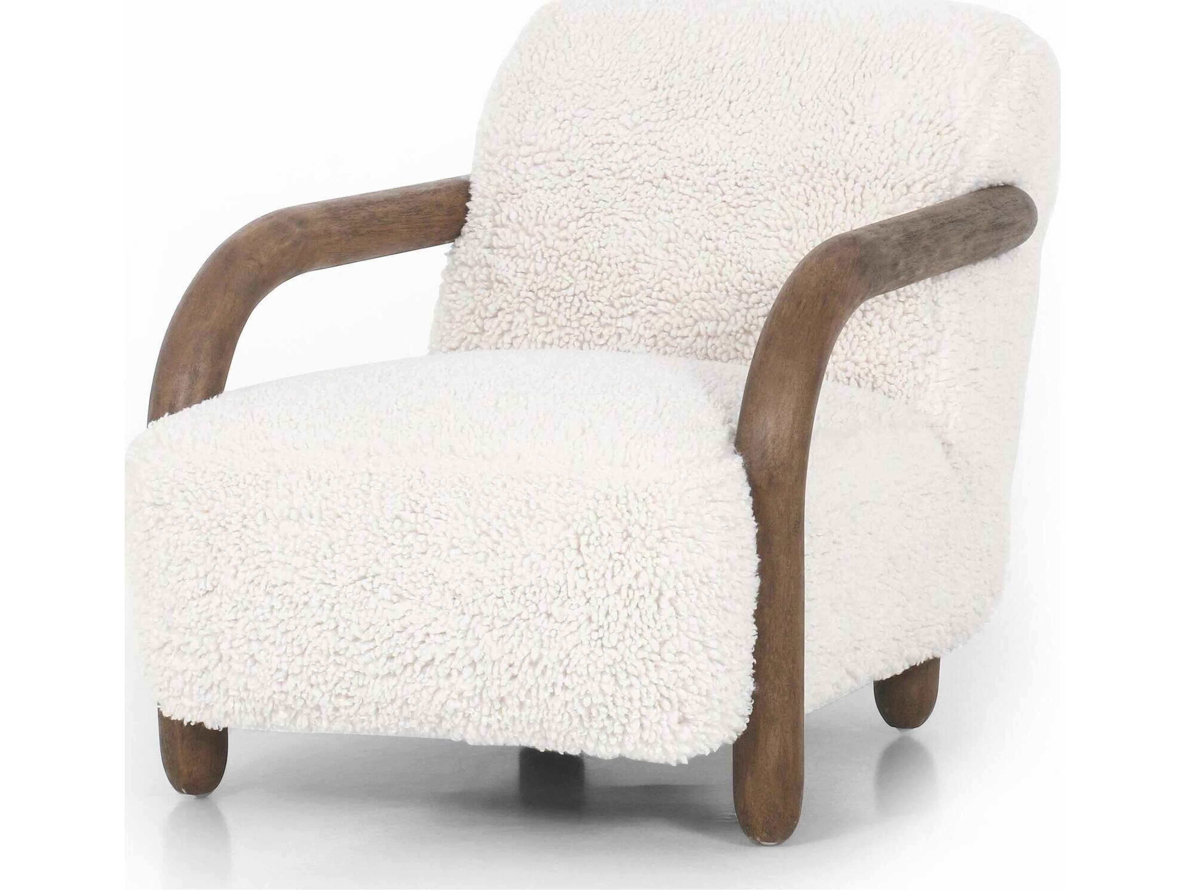 Aniston Accent Chair Kensington Faux Shearling