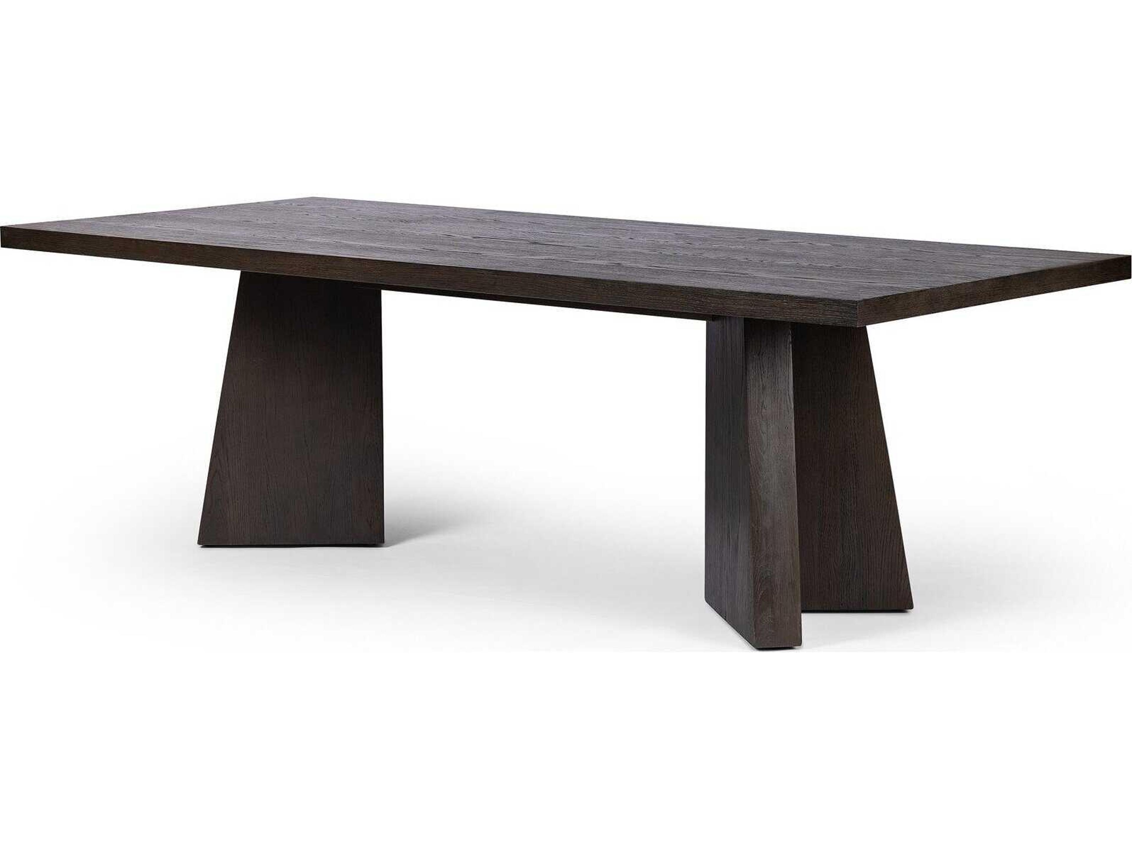 Wells Shavano Rectangular Wood Espresso Oak Veneer Dining Table
