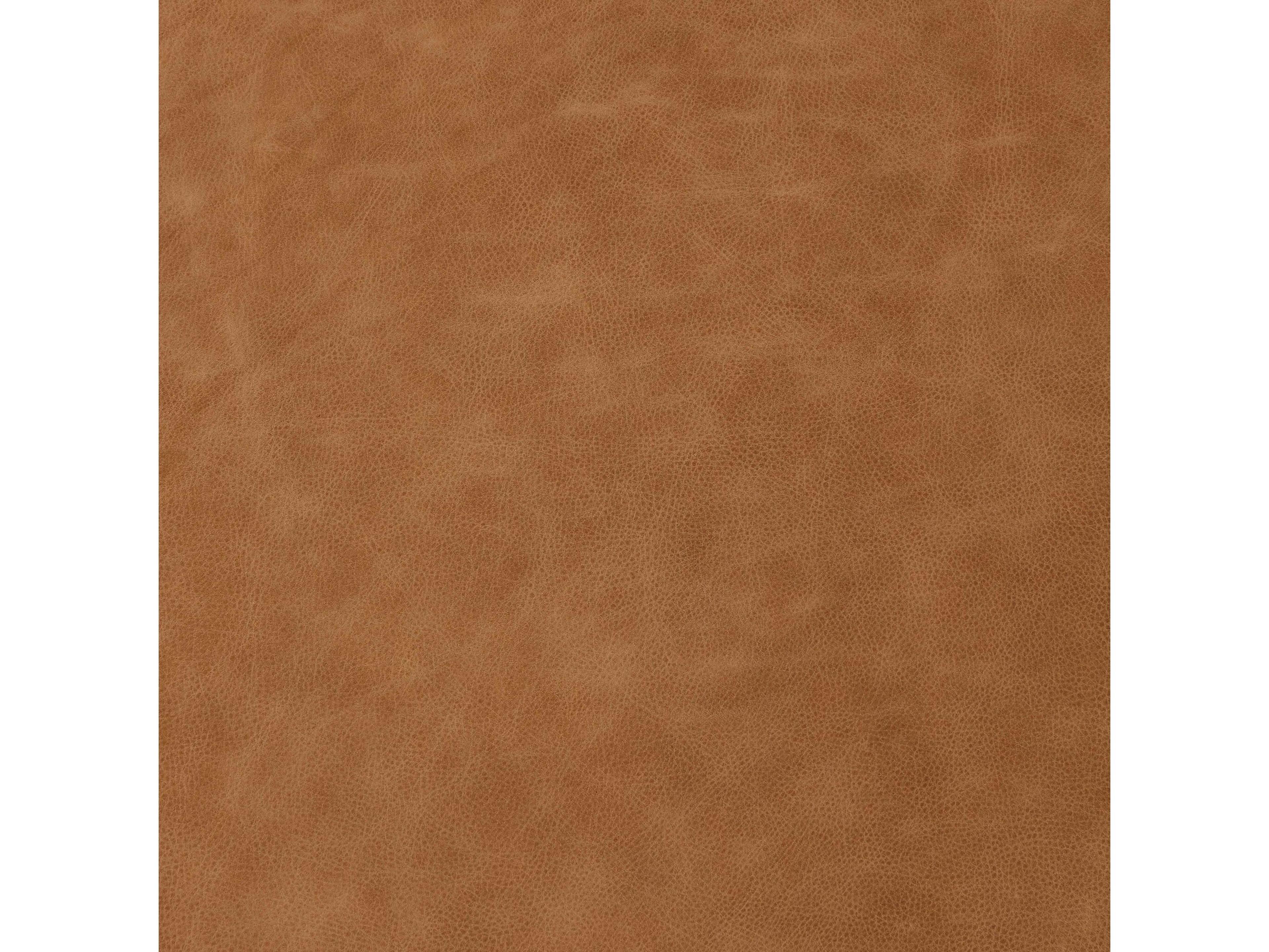 Four Hands Kensington Wellborn Swivel Brown Leather Accent Chair