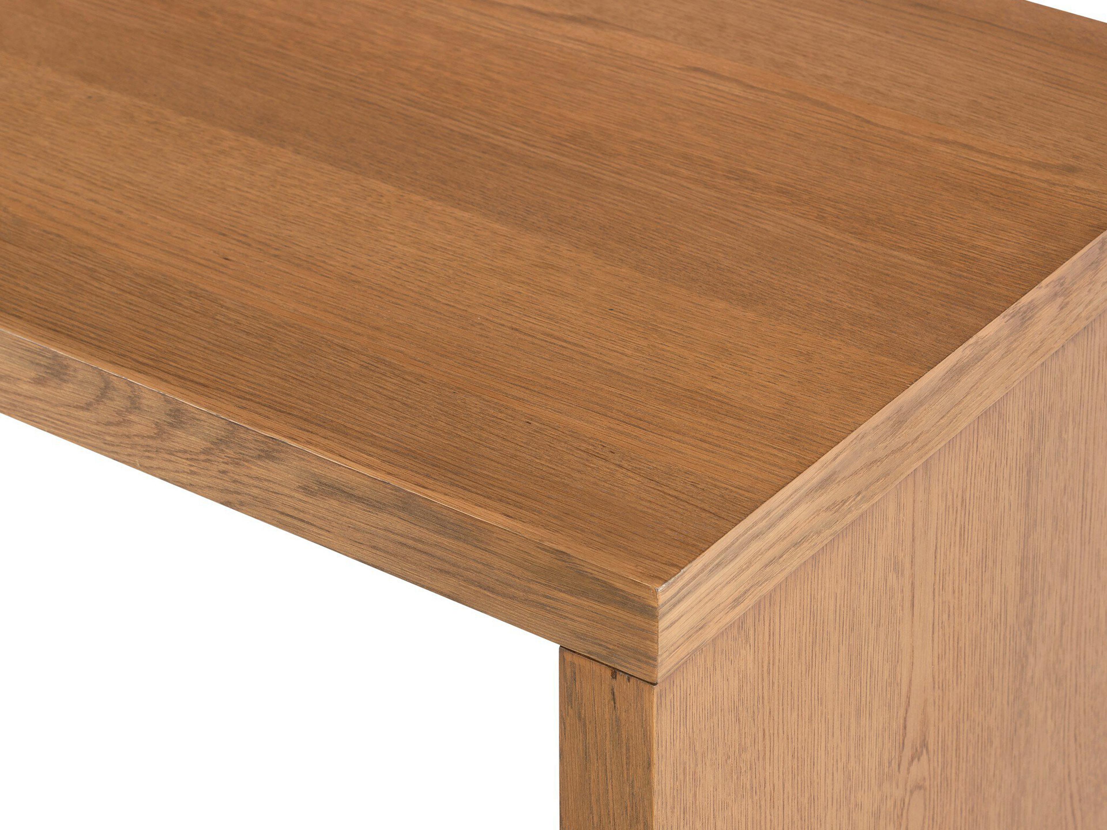 Four Hands Bolton Posada Amber Oak Veneer Brown Wood Writing Desk