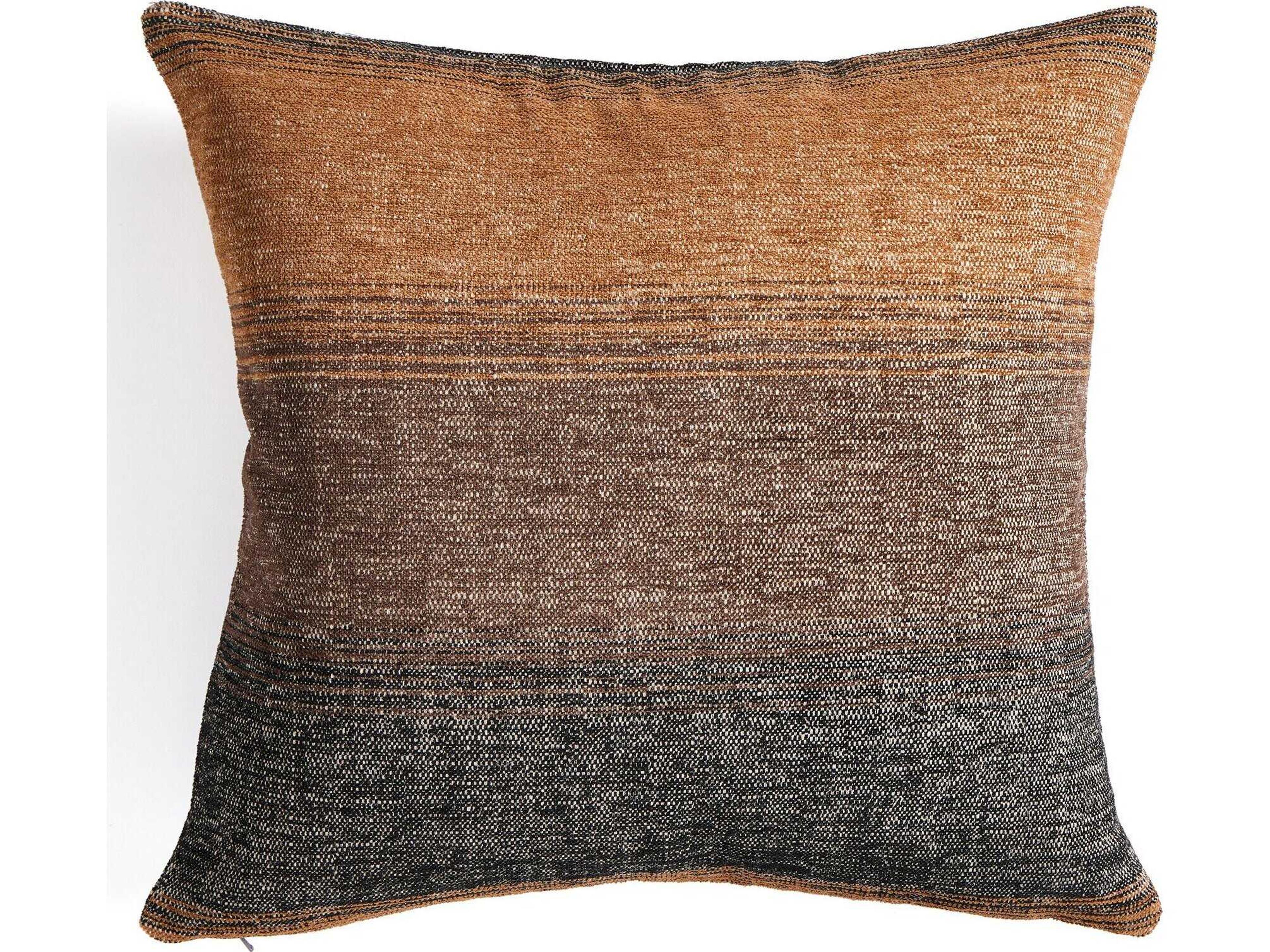 Livingston Raglan Ombre Pillow Textural Woven Accent