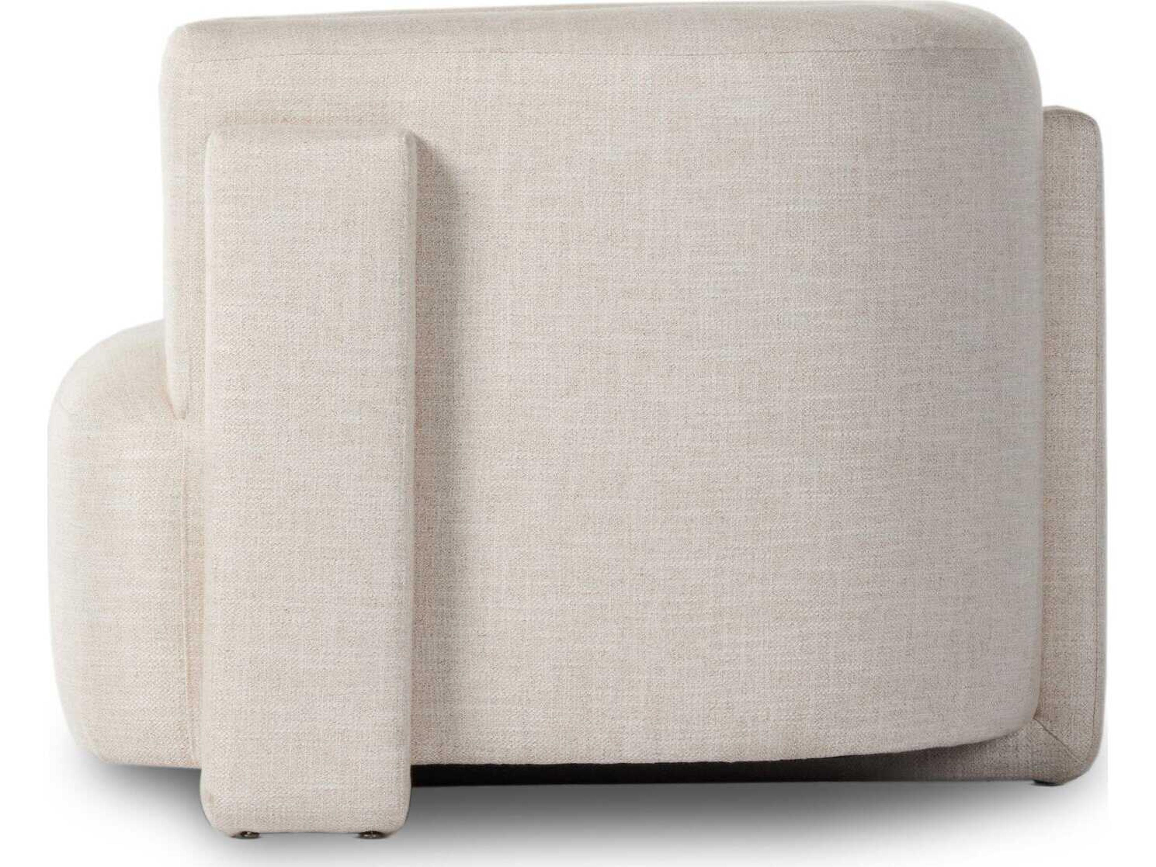 Four Hands Grayson Hartley Cream Fabric Accent Chair
