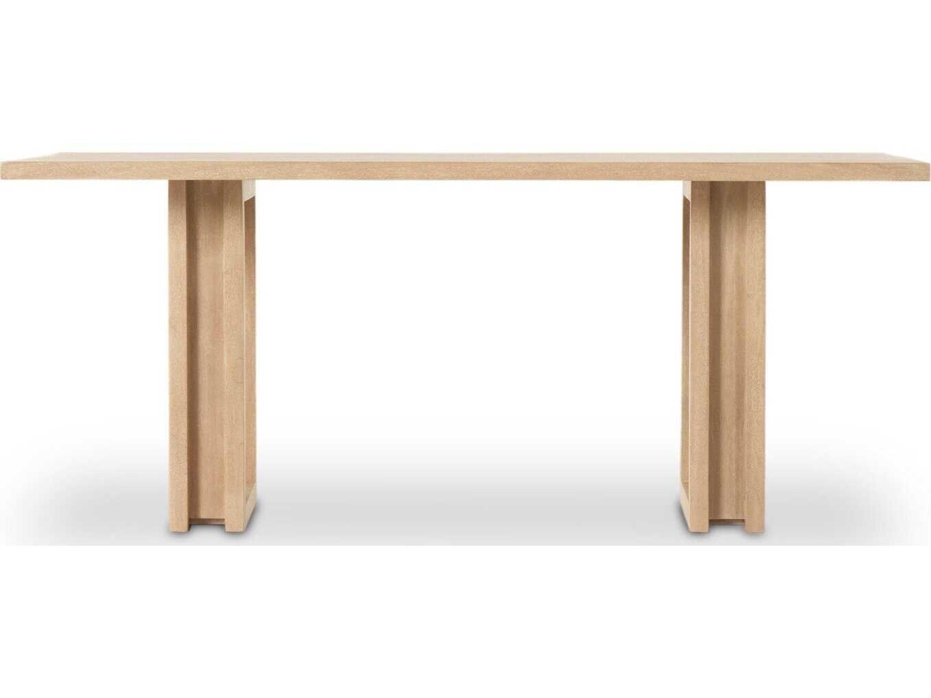 Four Hands Prescott Carmel Rectangular Wood Natural Mango Dining Table