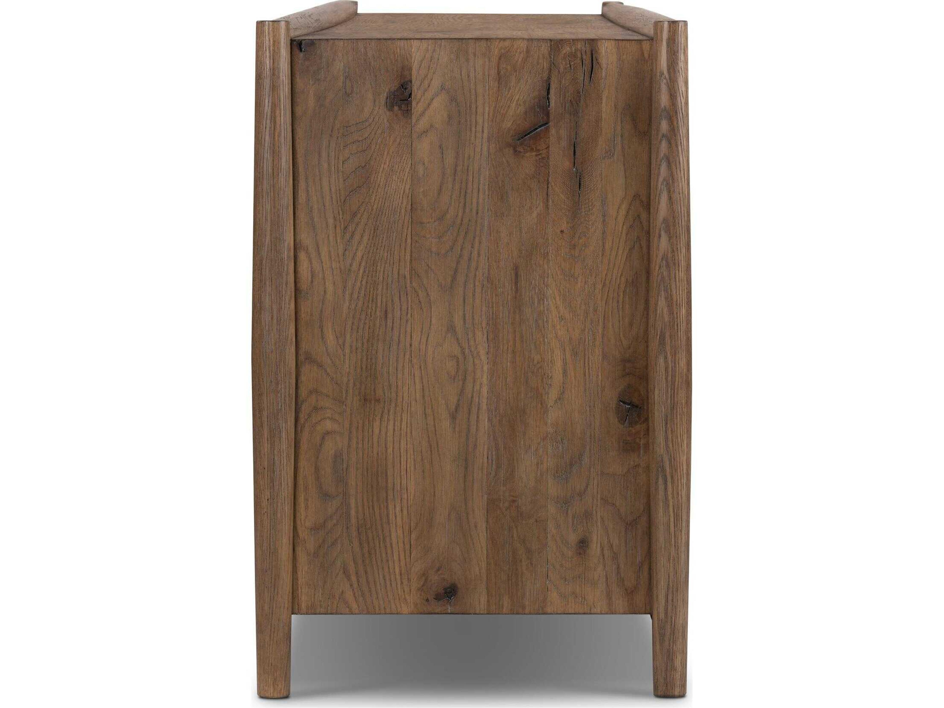 Four Hands Bolton Glenview 9-Drawers Brown Oak Wood Dresser