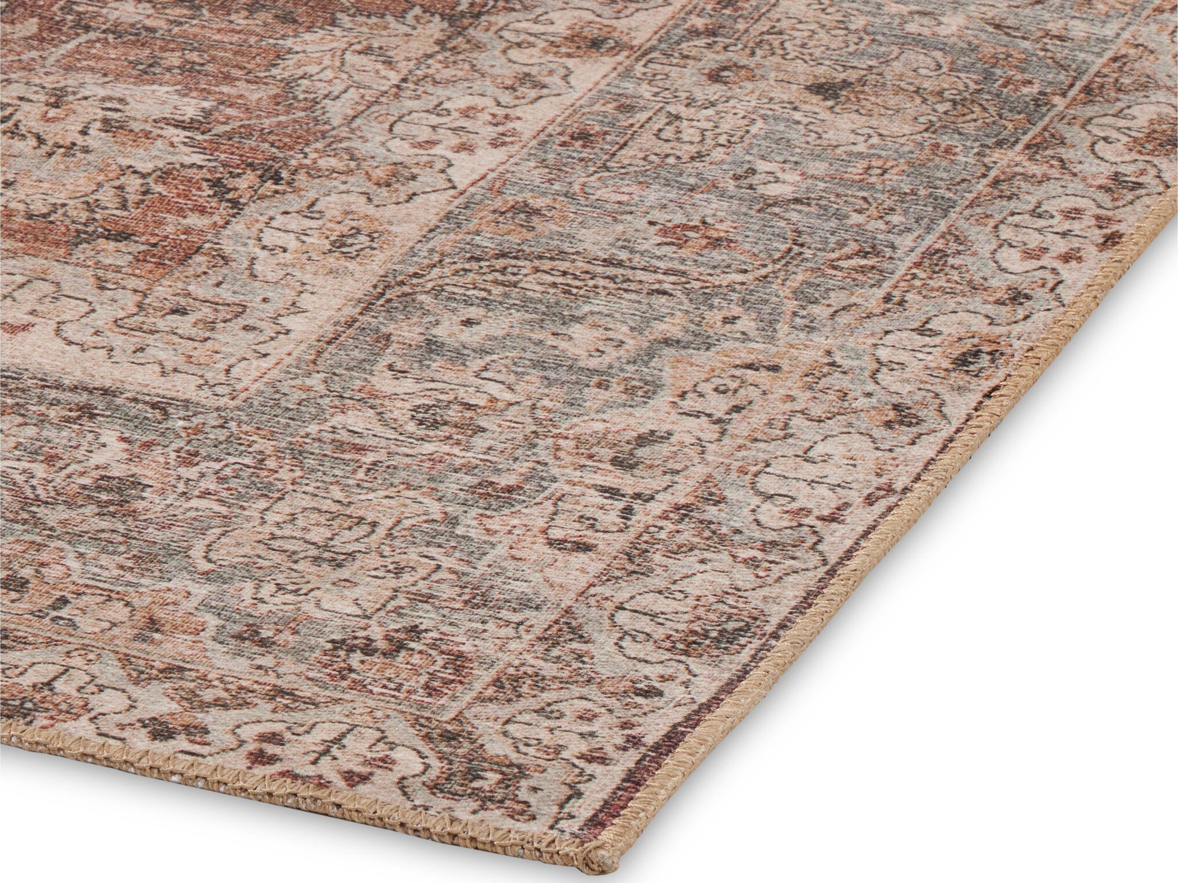 Four Hands Lucca Zari 8 x 10 Rust Rug