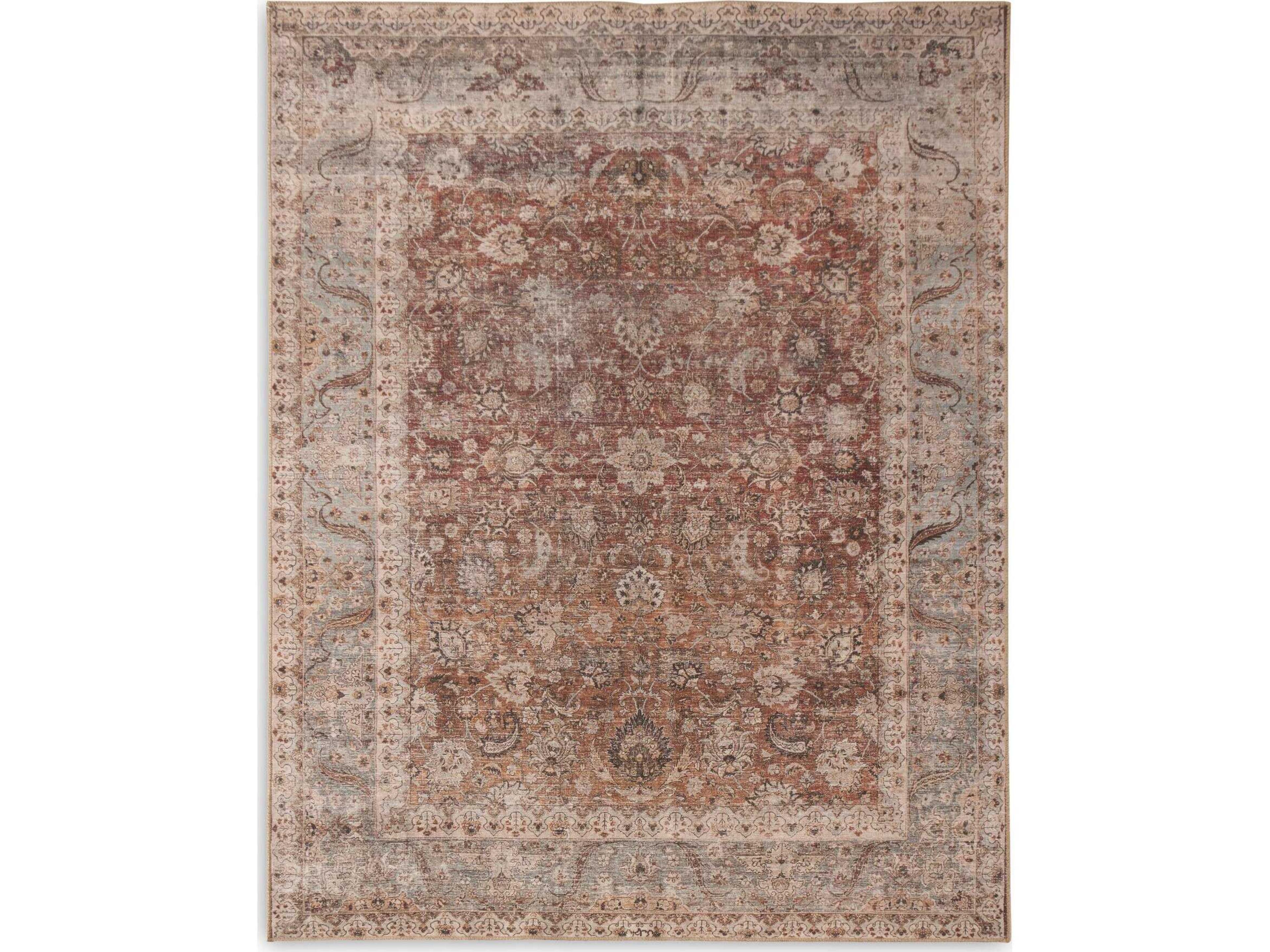 Lucca Zari 9 x 12 Rust Rug