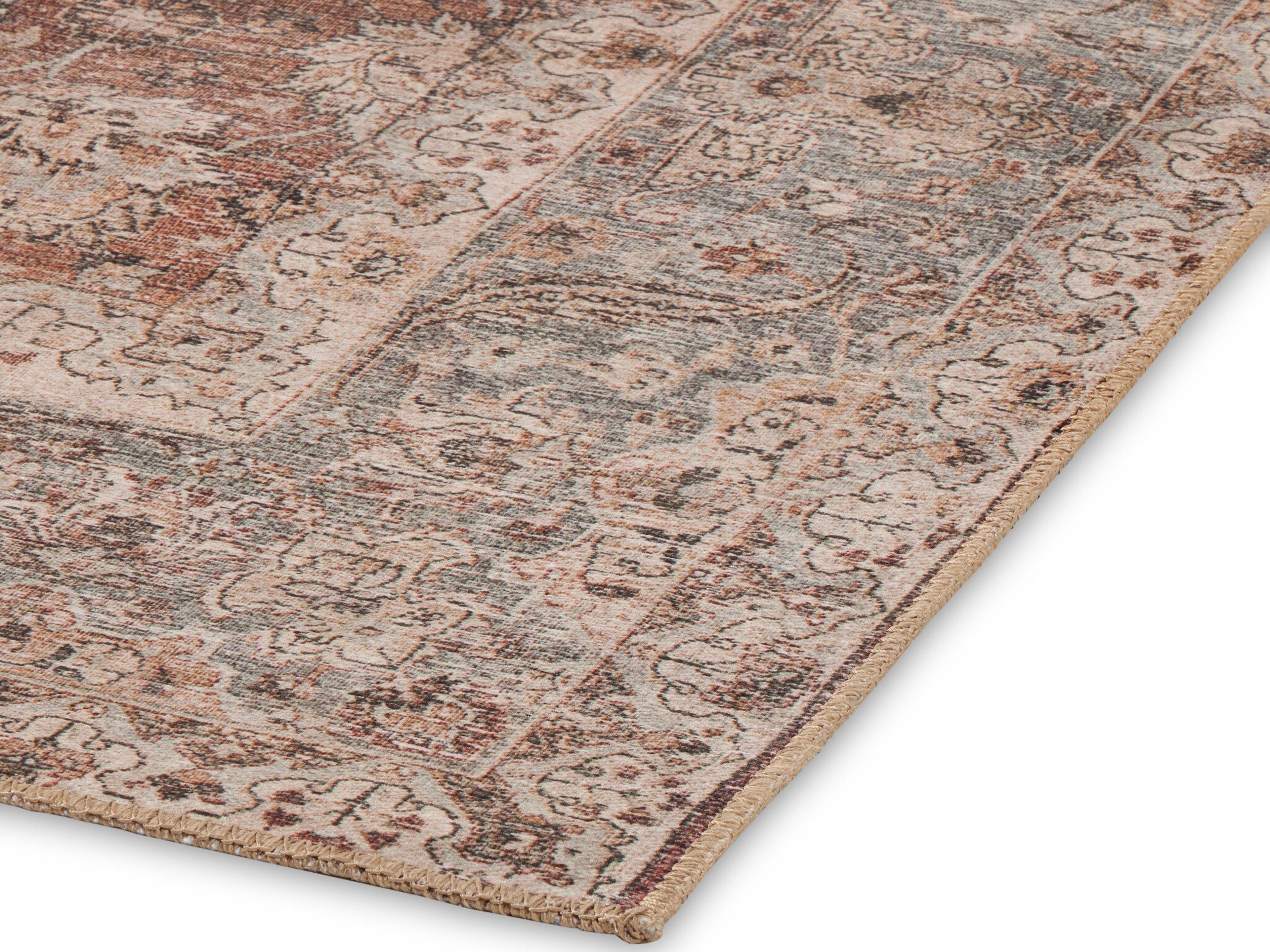 Four Hands Lucca Zari 9 x 12 Rust Rug