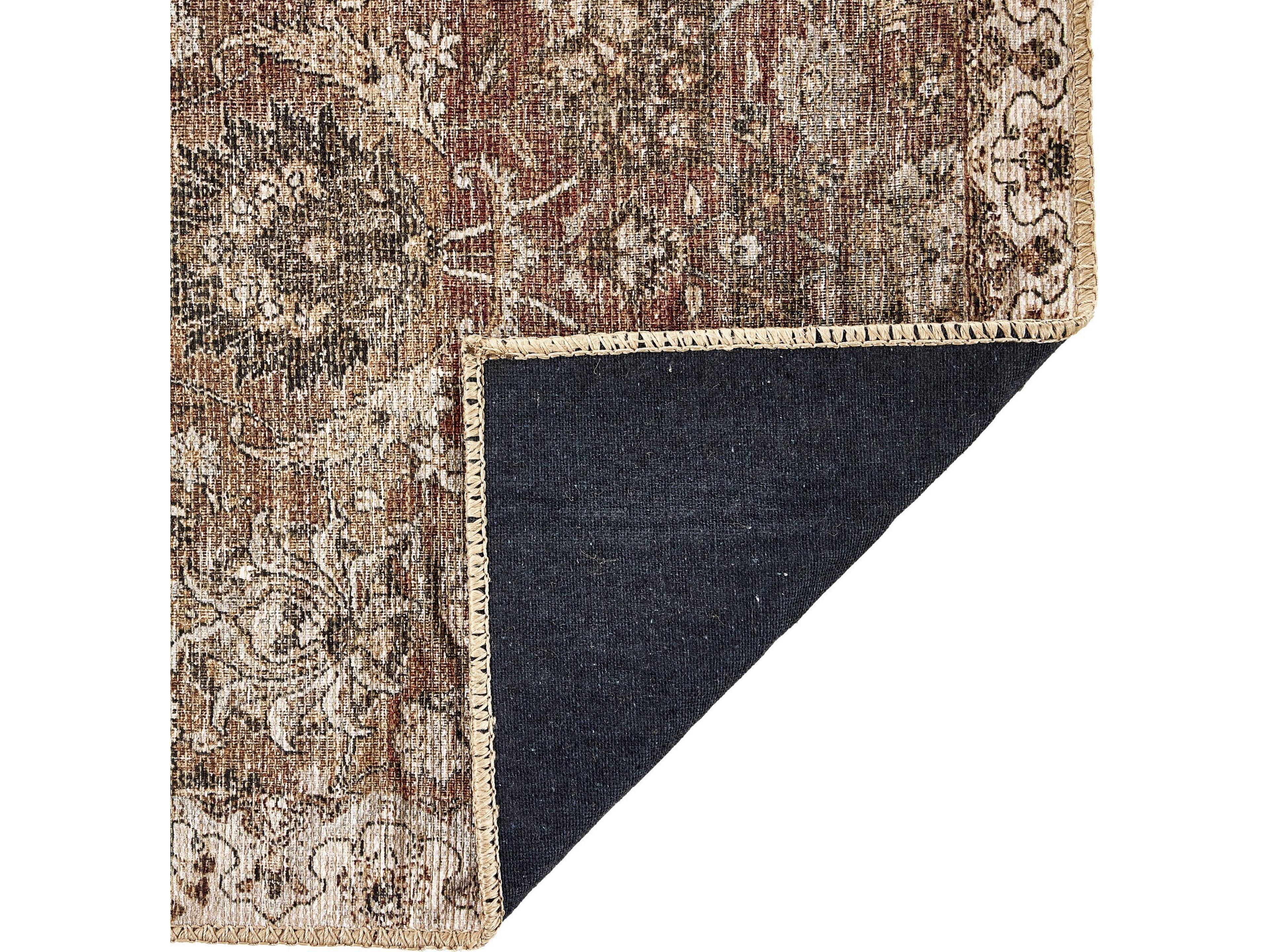 Four Hands Lucca Zari 10 x 14 Rust Rug