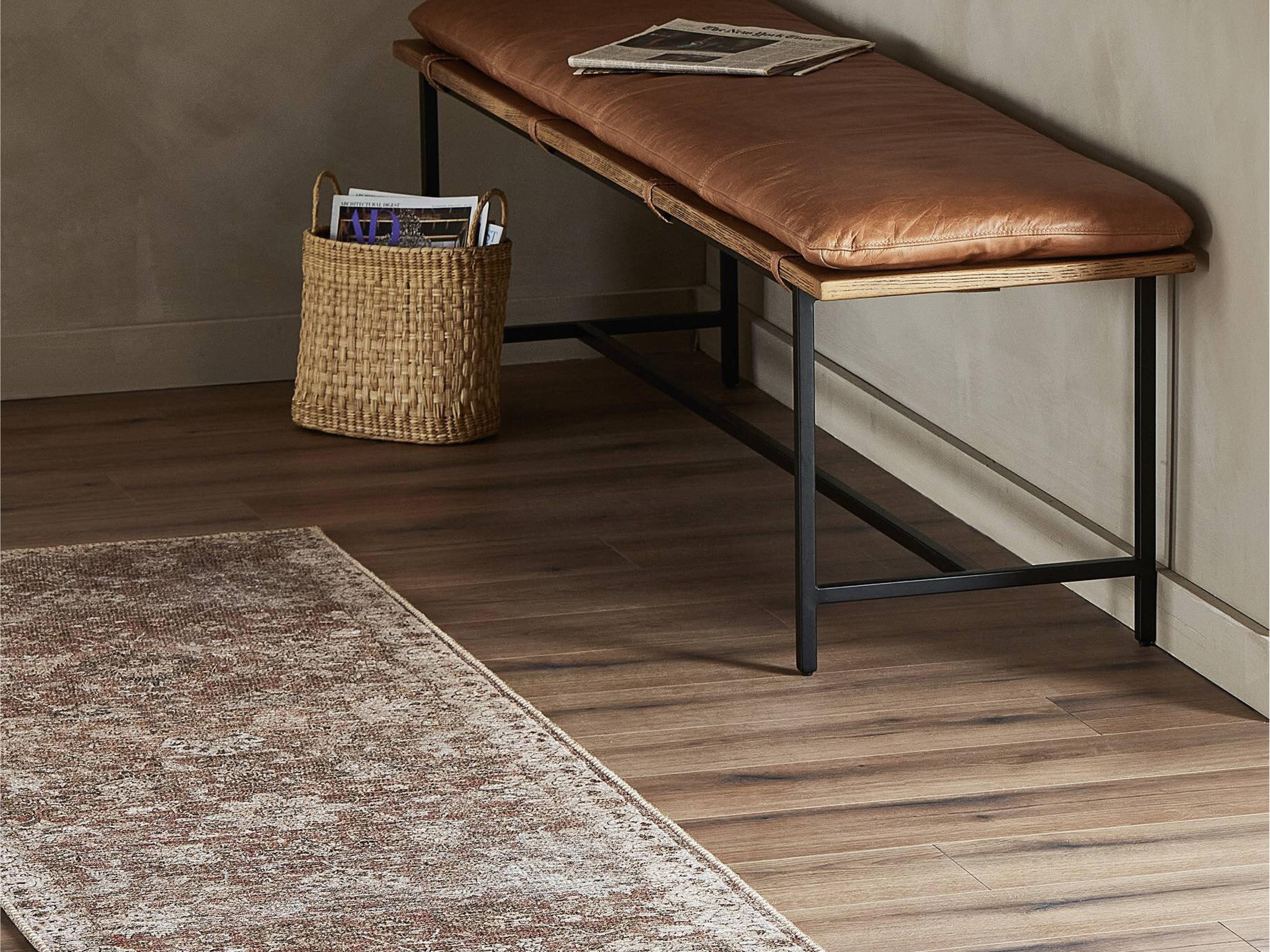 Four Hands Lucca Zari 3 x 5 Rust Rug