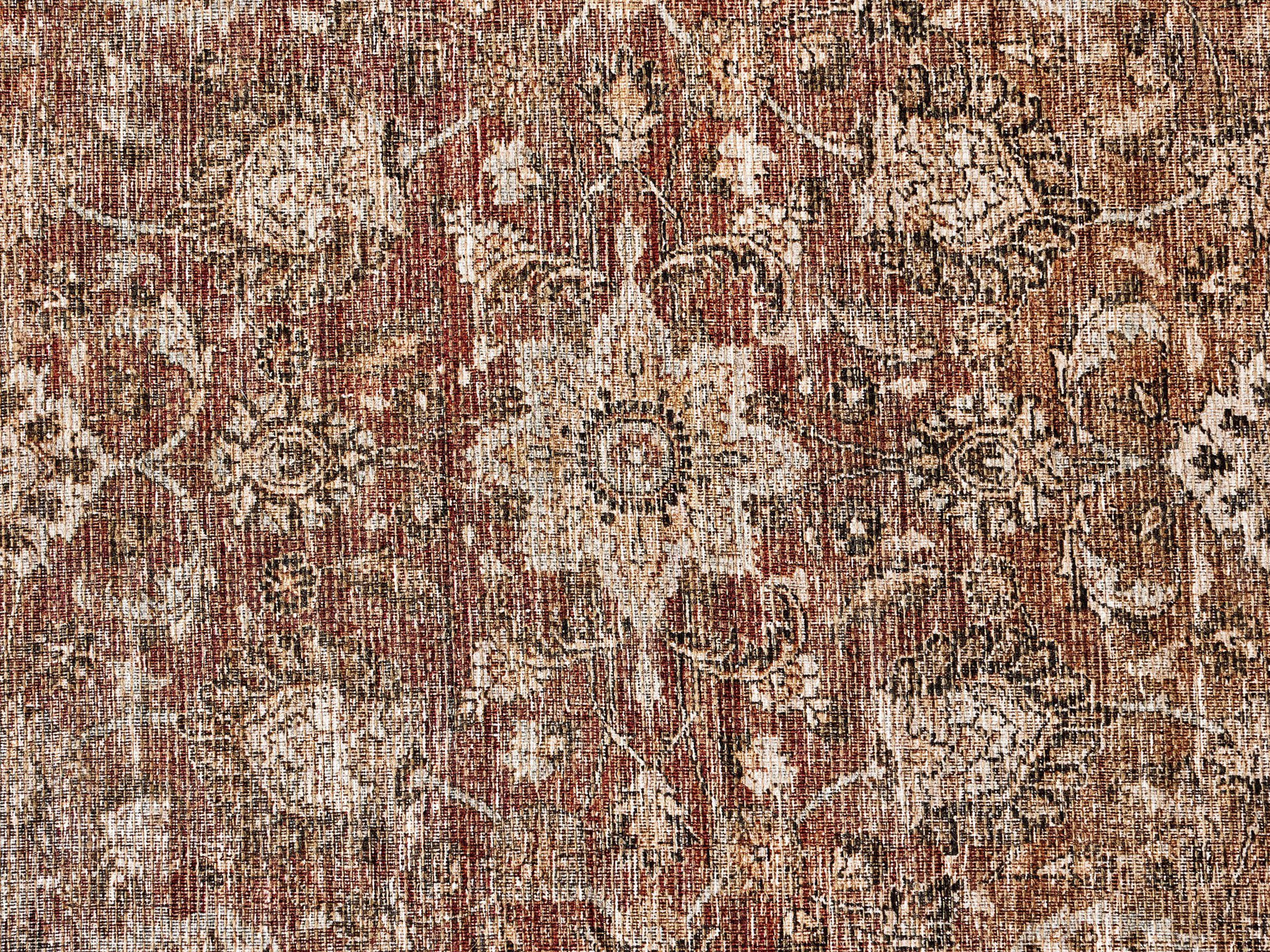 Four Hands Lucca Zari 4 x 5 Rust Rug