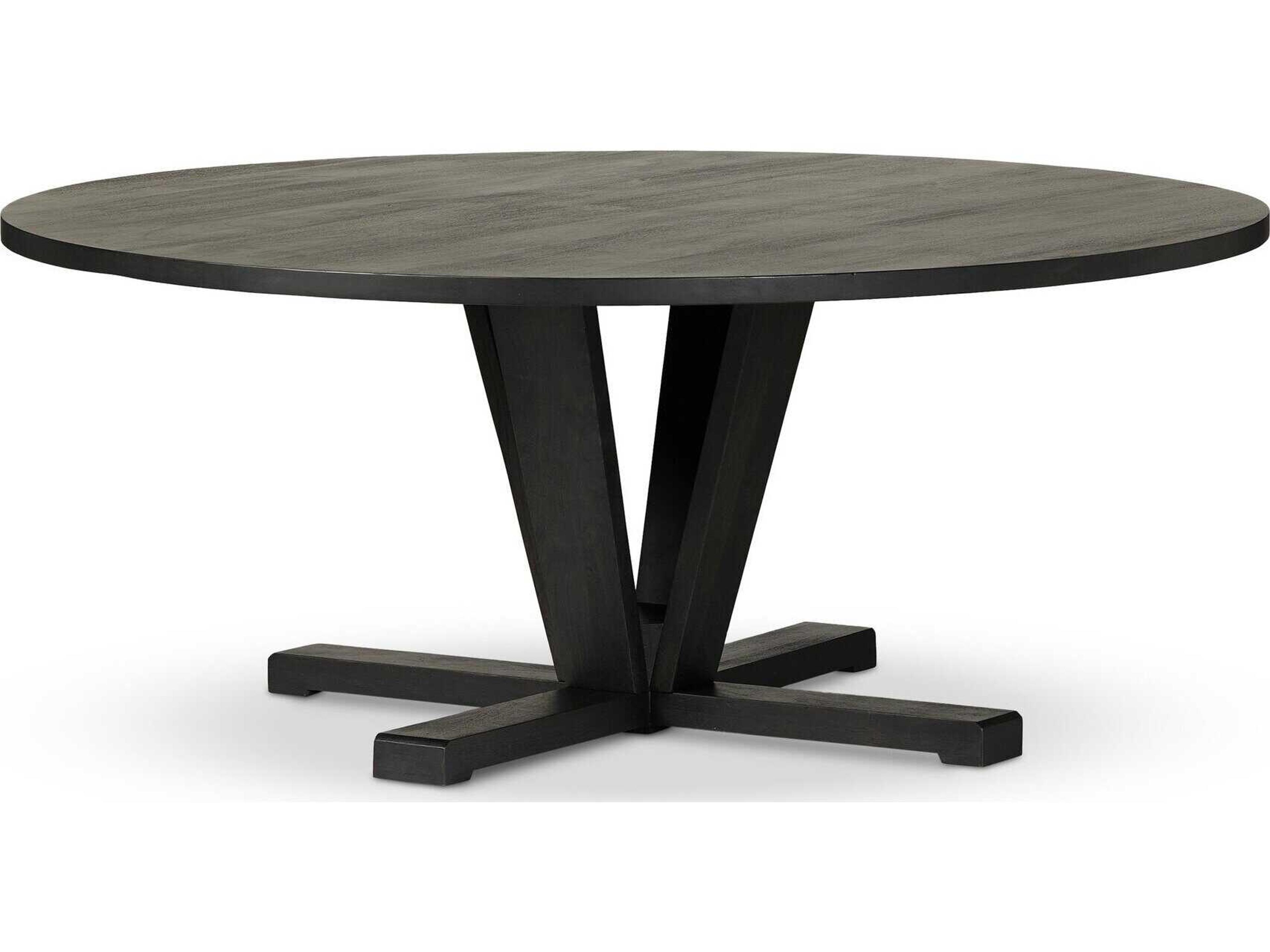 Harmon Cobain Round Wood Dining Table