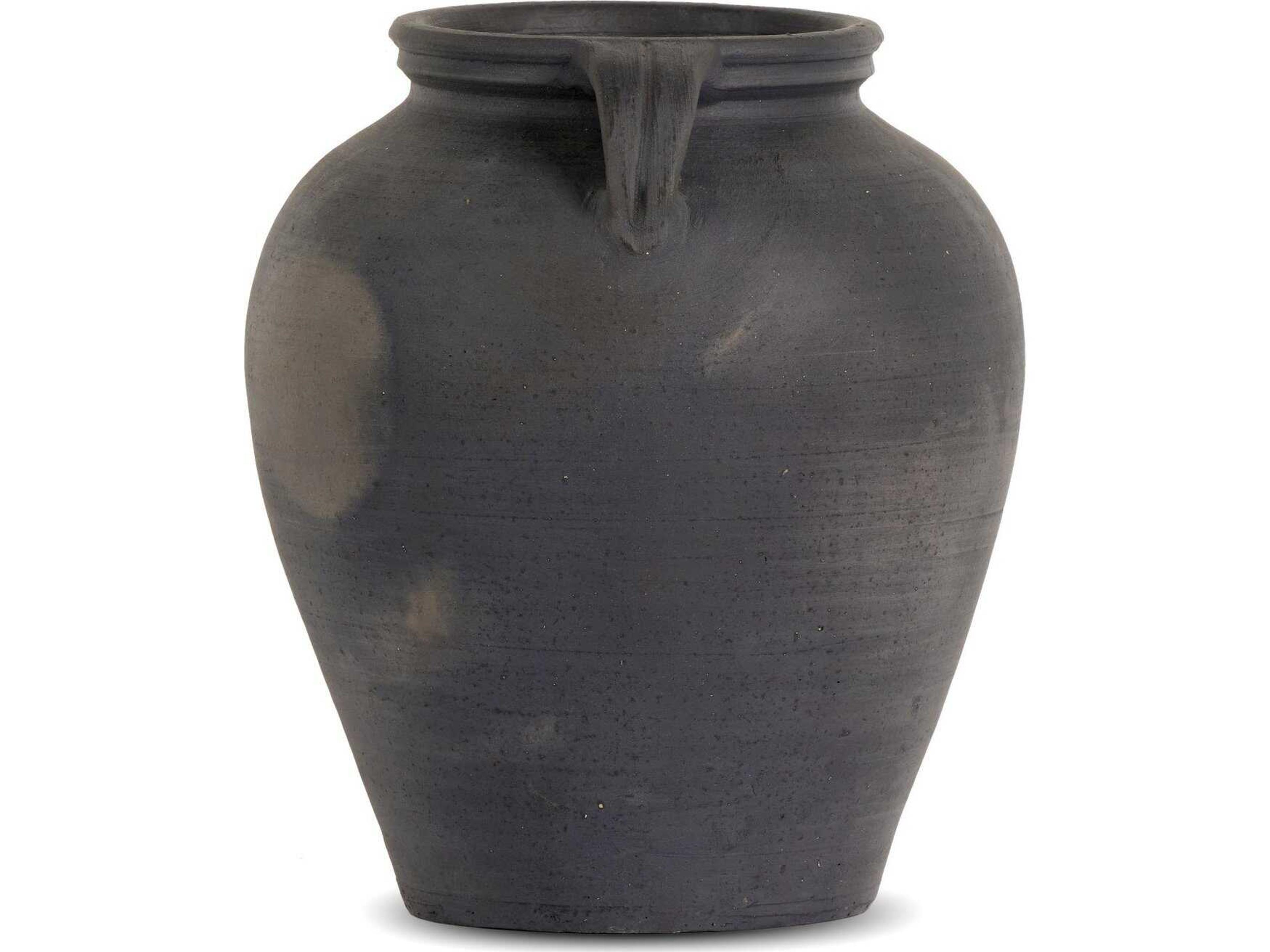 Laith Vase Rockwell Aged Black Terracotta