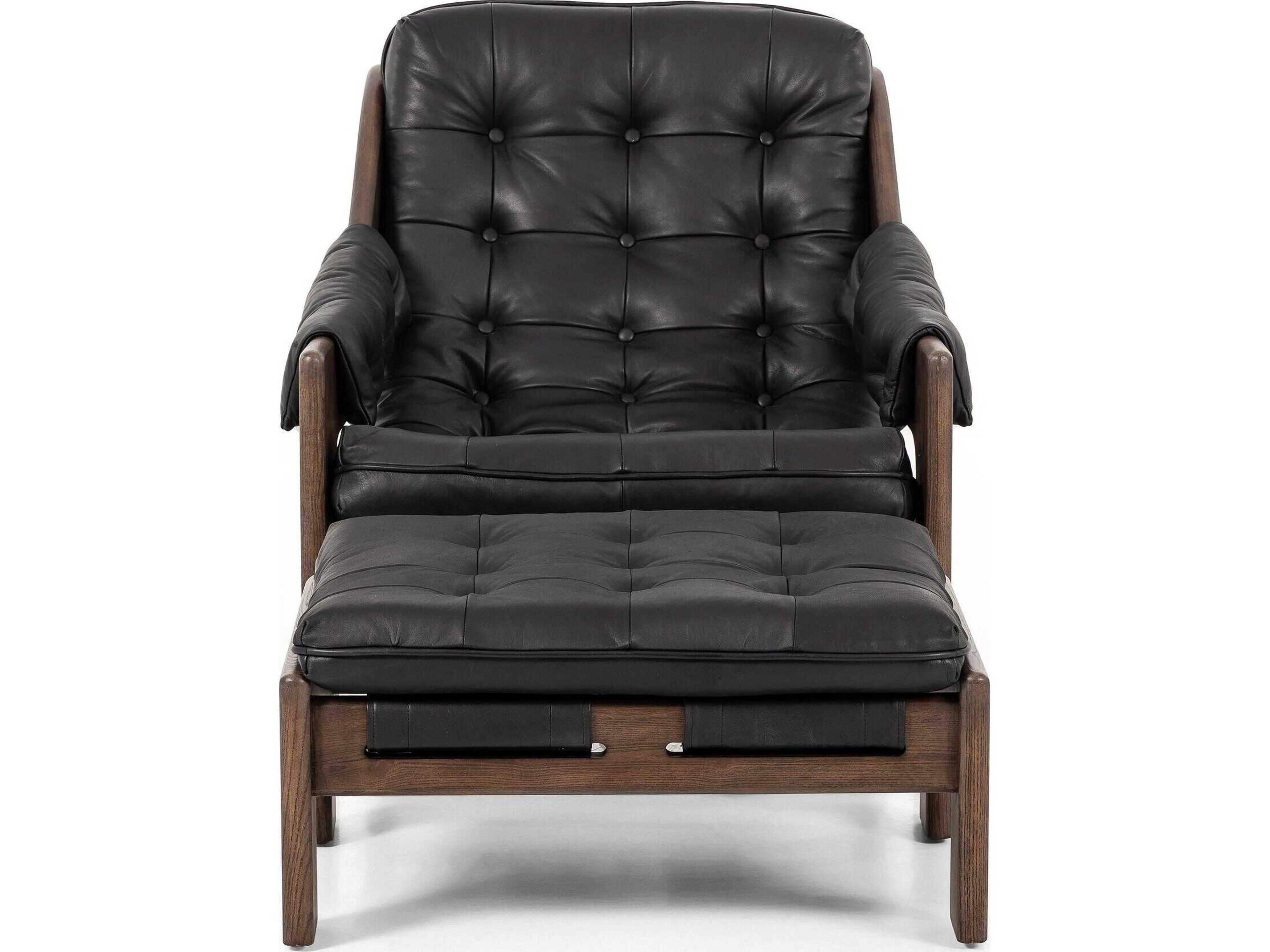 Four Hands Kensington Chair and Ottoman Set