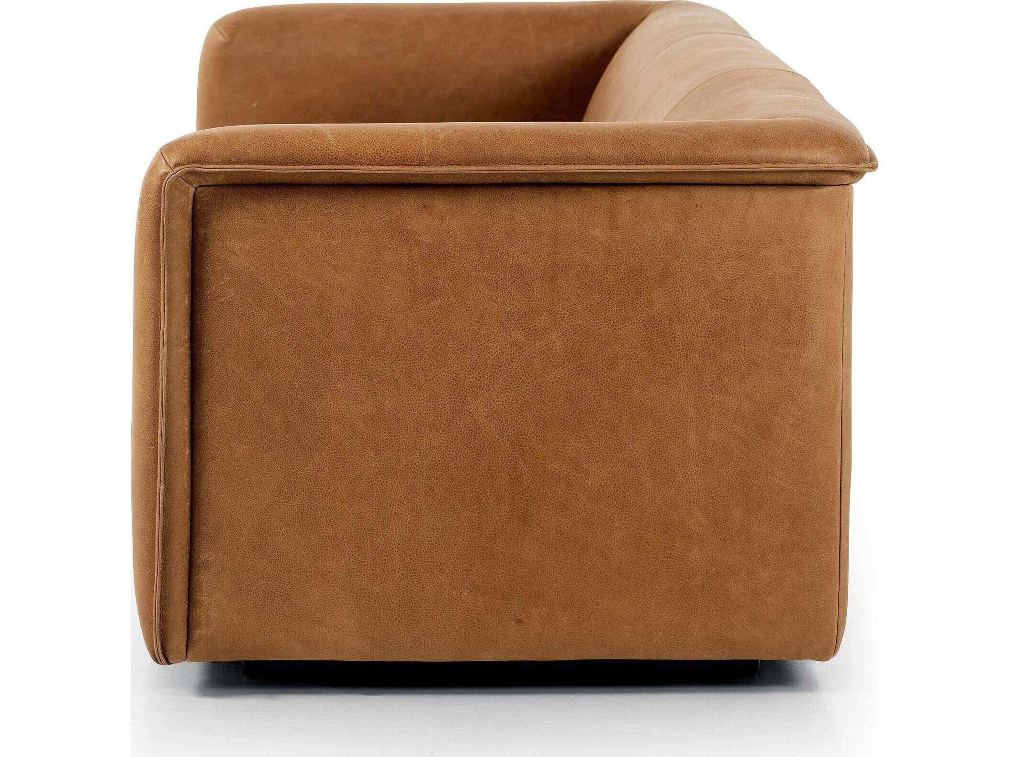Four Hands Kensington Wellborn Palermo Cognac Sofa