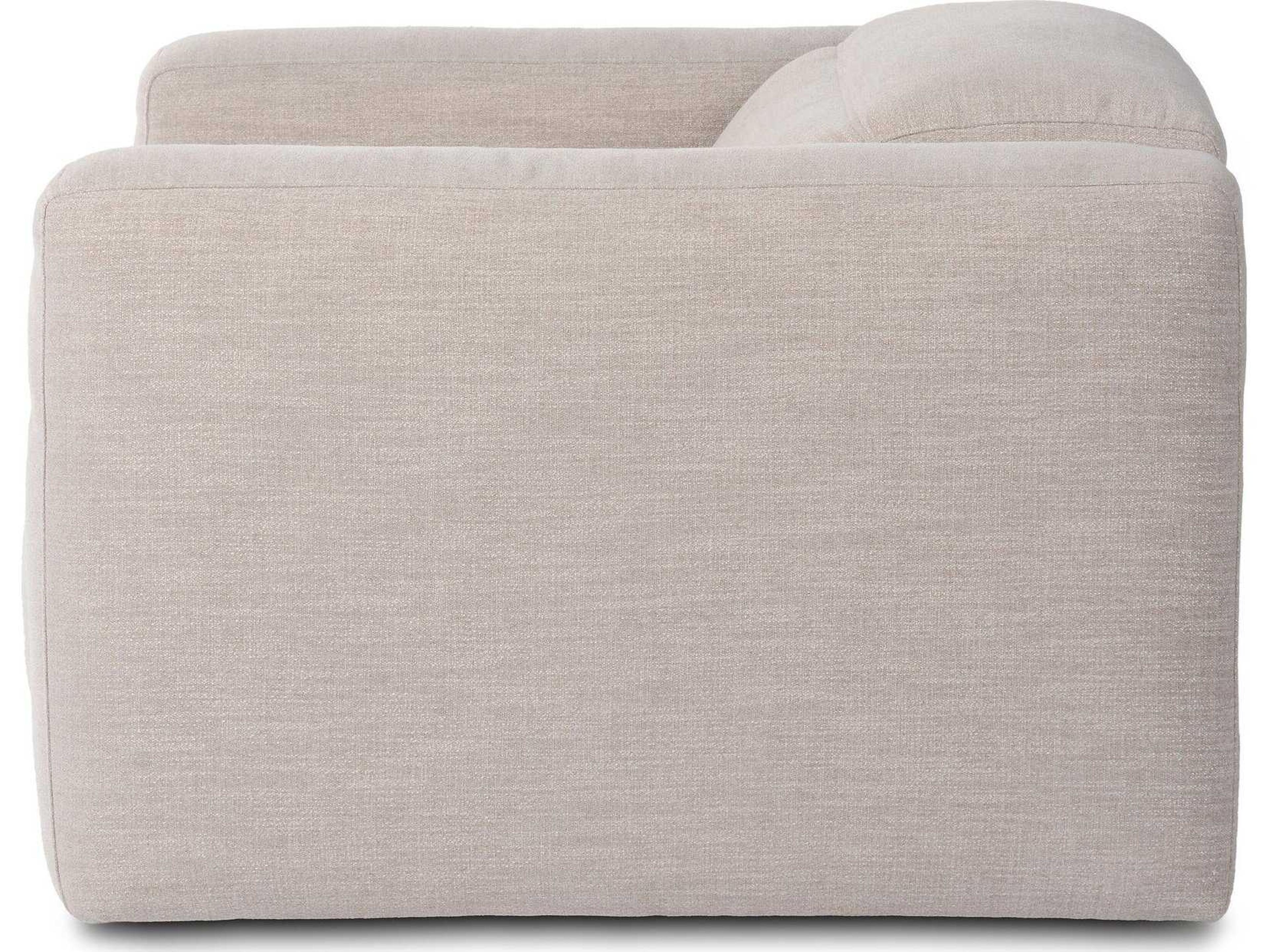 Four Hands Norwood Laken Stone Gray Upholstered Recliner