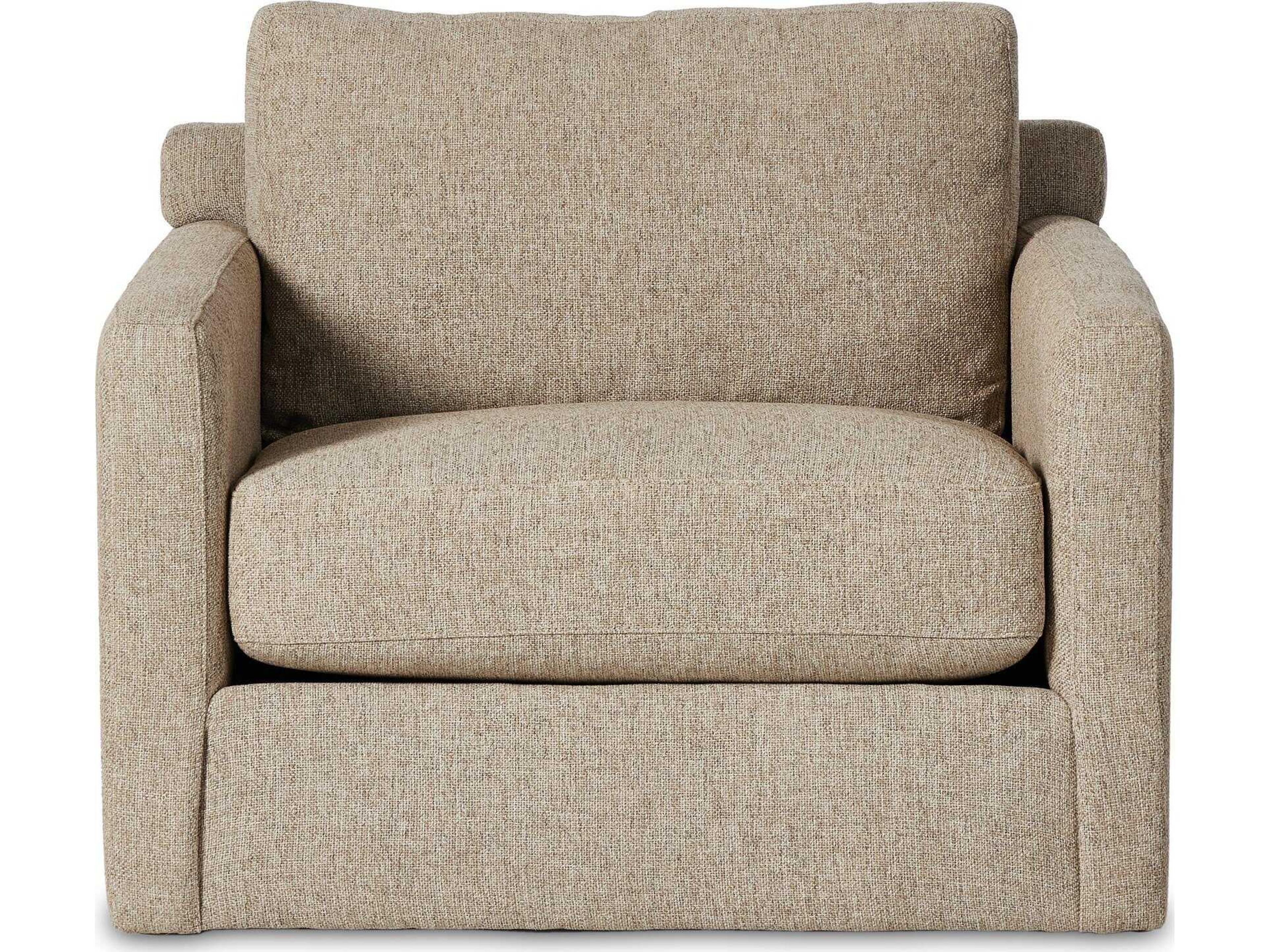 Four Hands Helm Hampton Delta Sand Swivel Chair