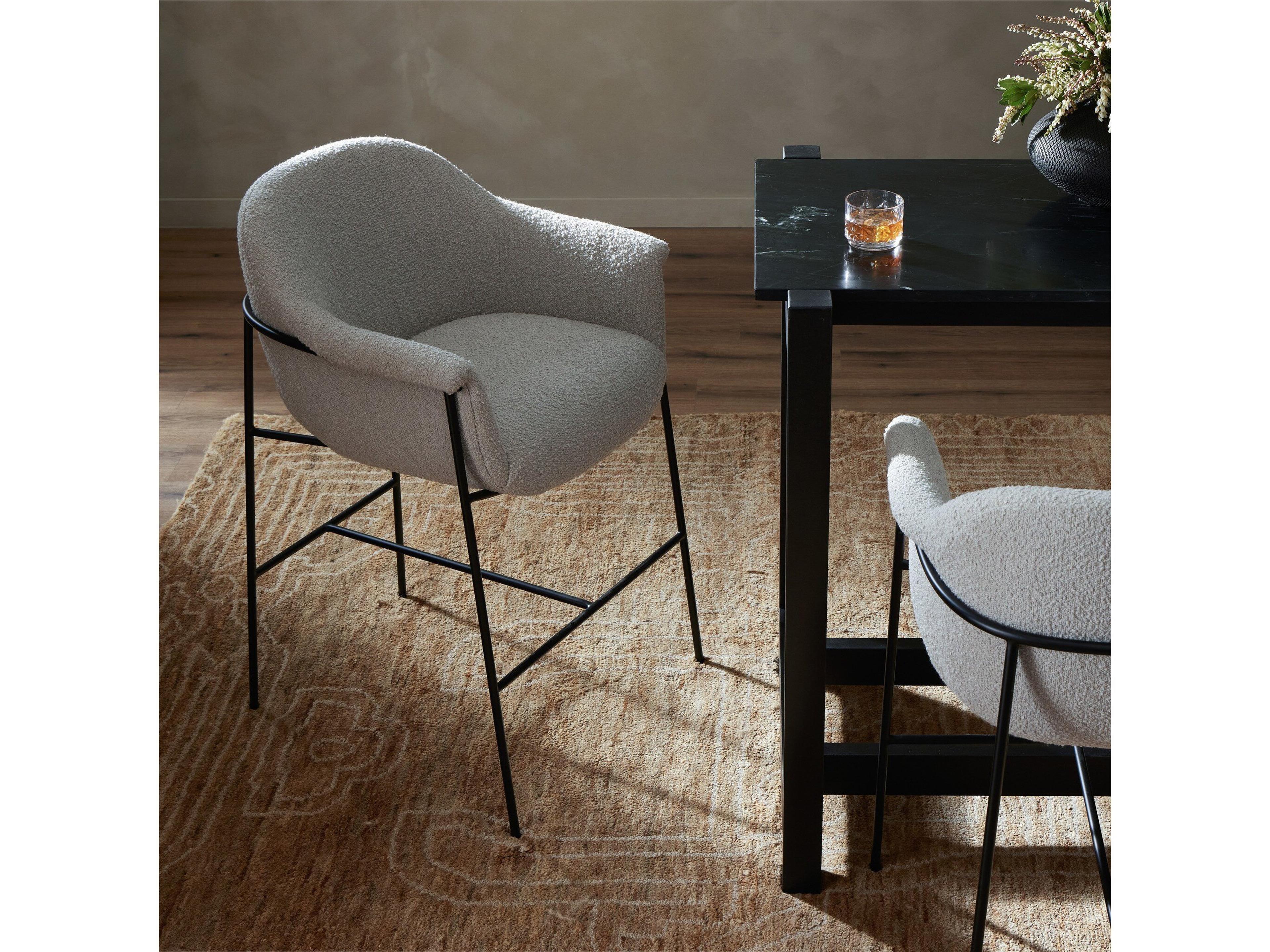 Luxecor Globetrotter Suerte Bar + Counter Stool - Matte Ebony