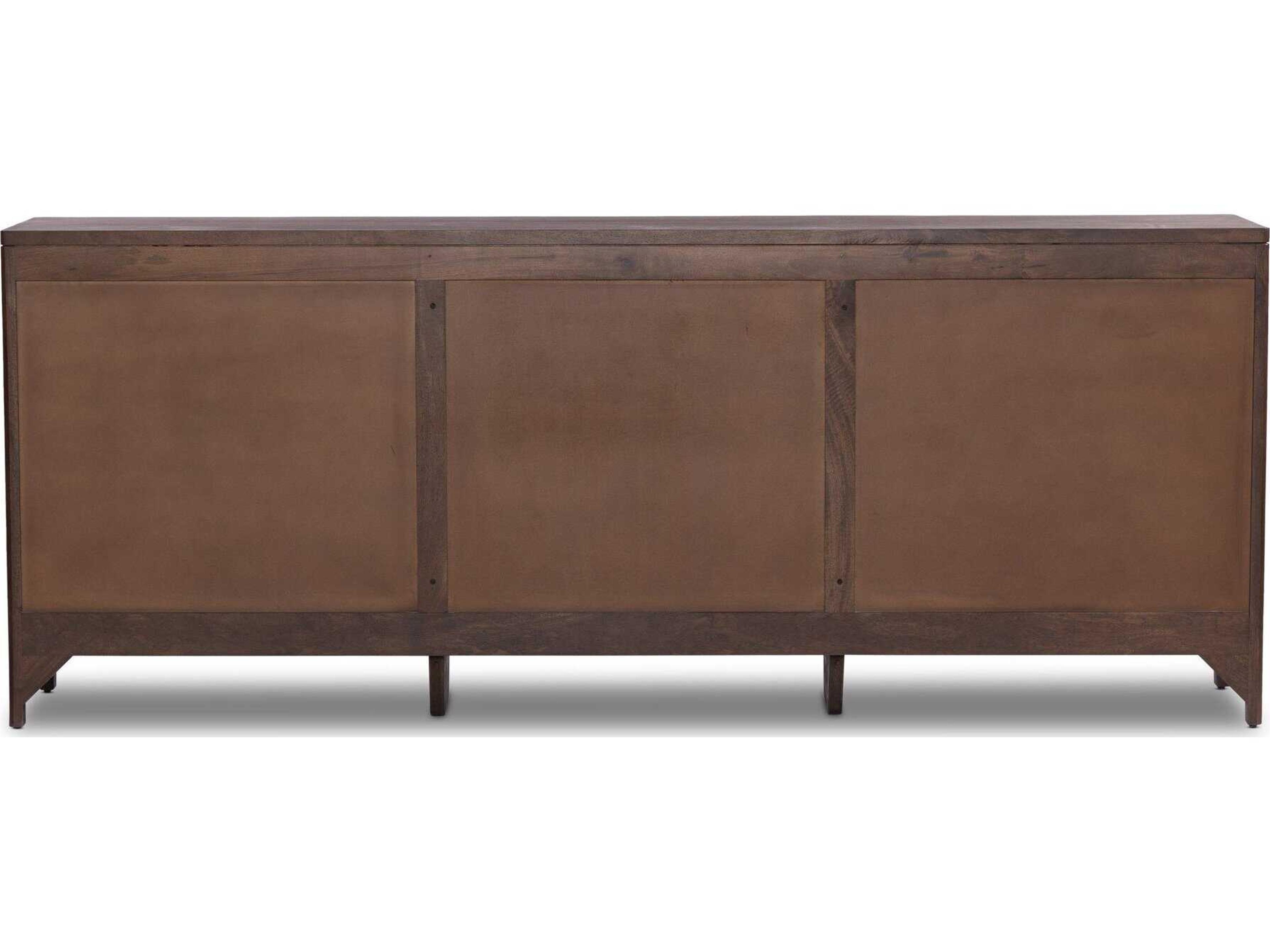 Four Hands Prescott 9-Drawers Mango Wood Triple Dresser