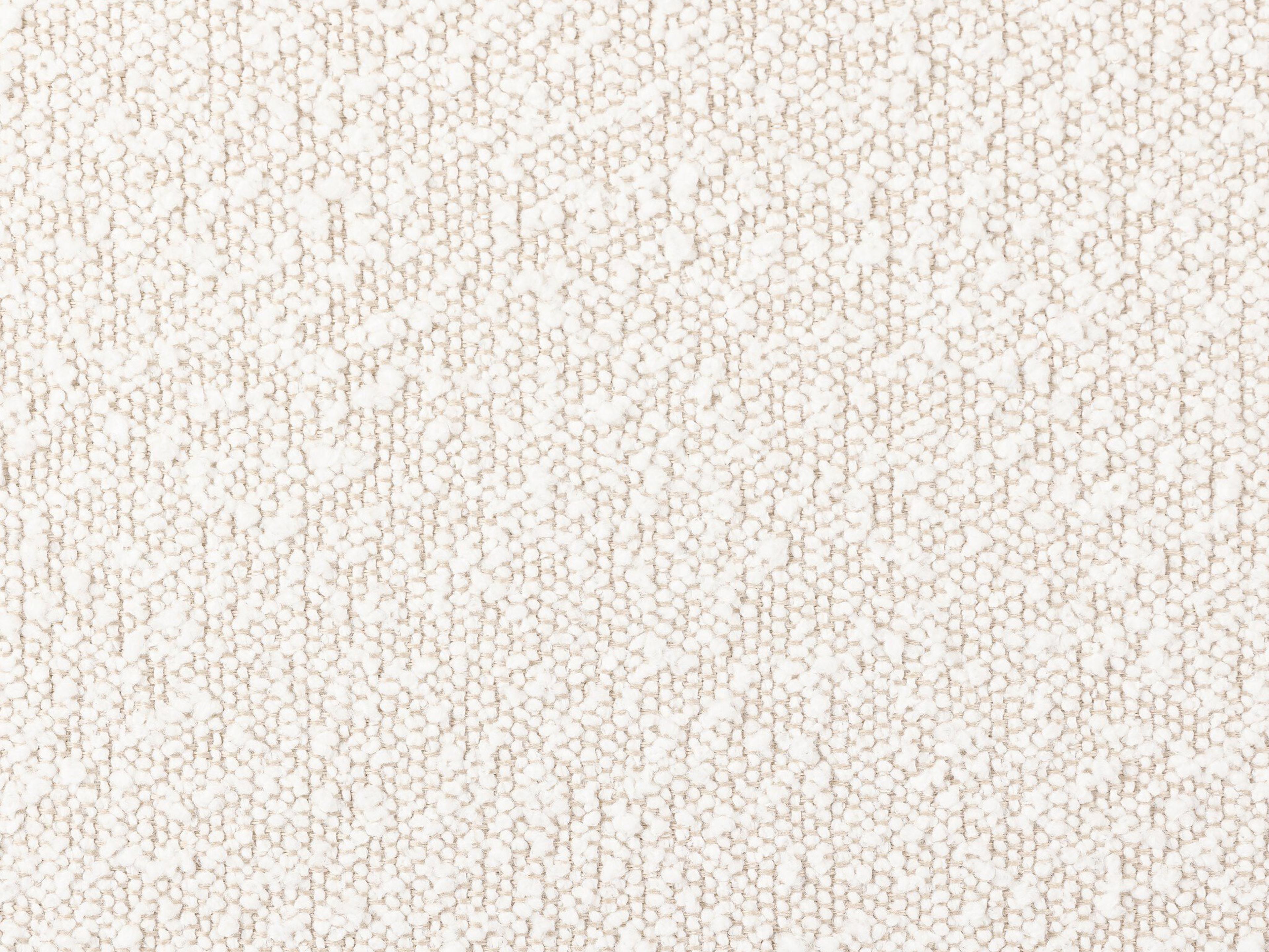 Four Hands Westgate Knoll Natural Distressed White Upholstered Ottoman