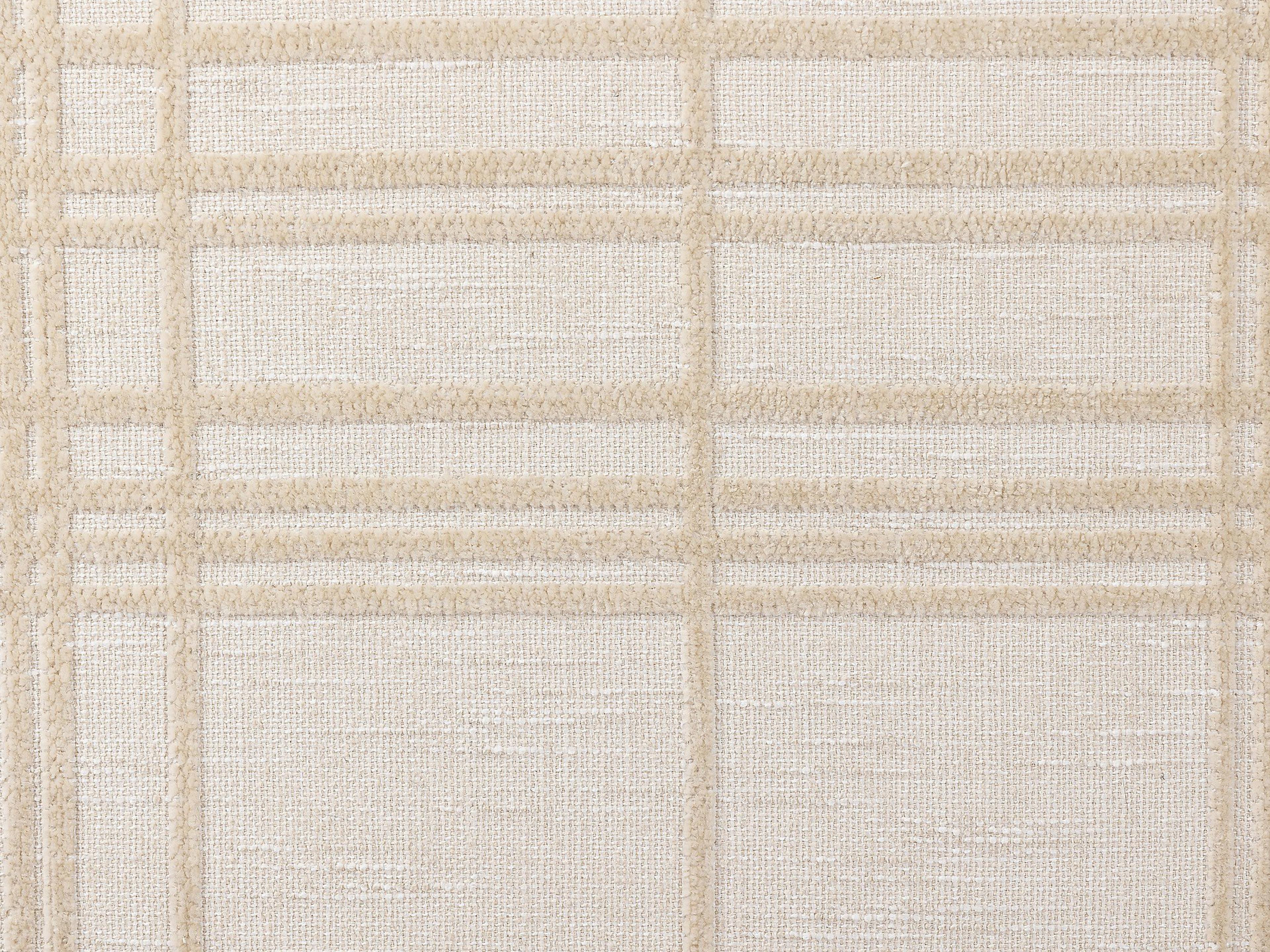 Luxecor Globetrotter Sinclair Beige Upholstered Ottoman