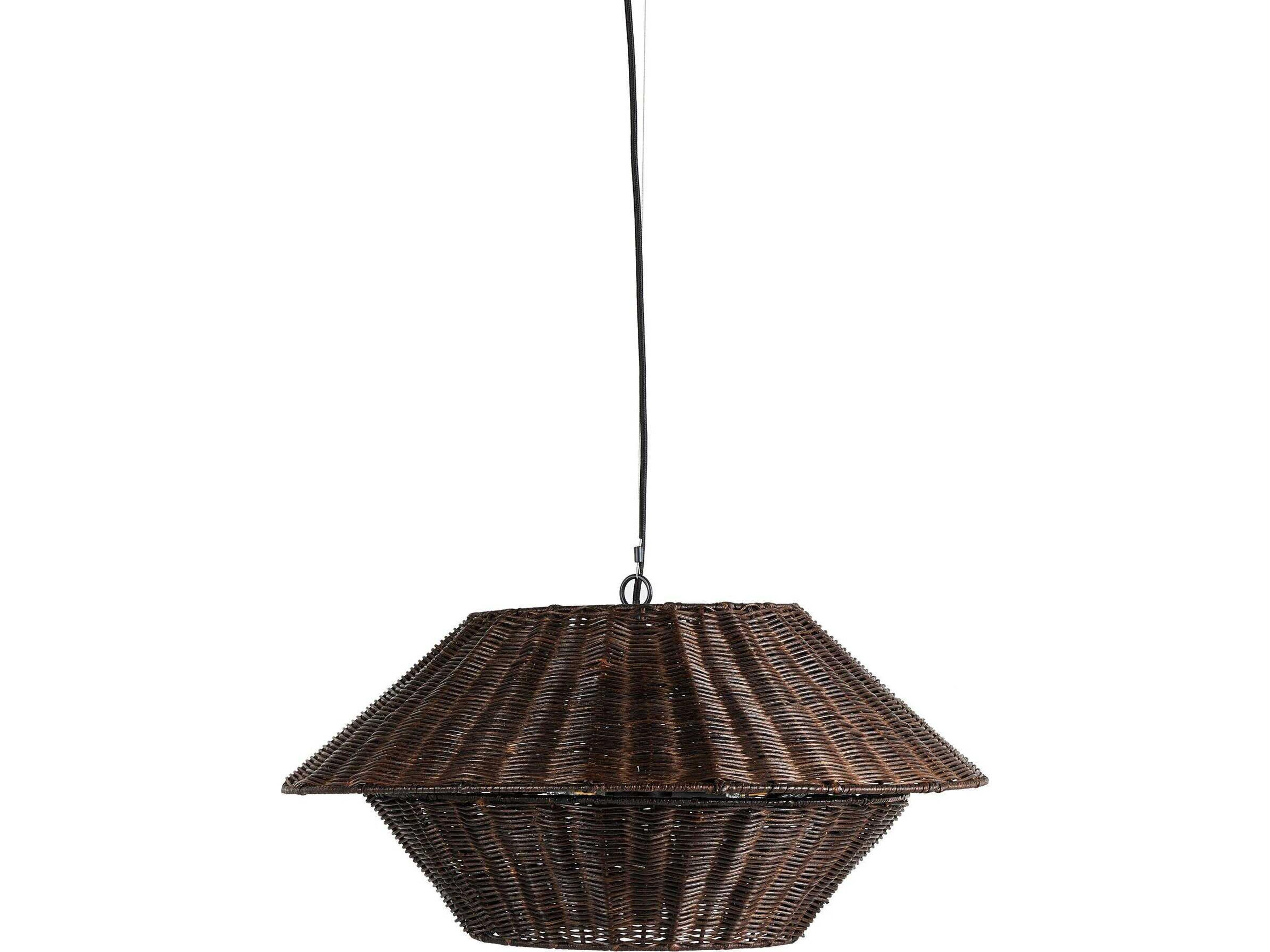 Four Hands Mccarthy Brown Bowl Pendant