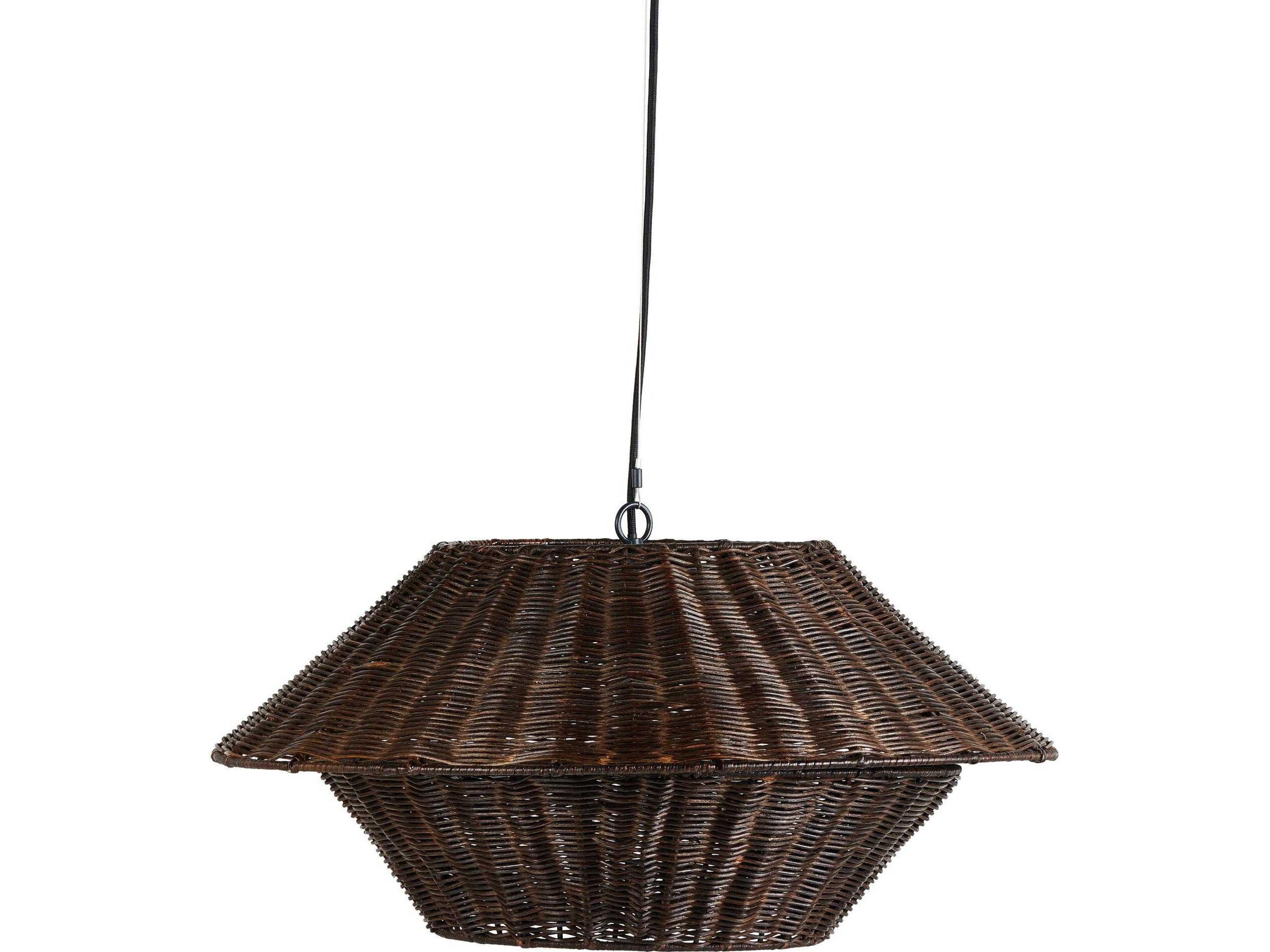 Four Hands Mccarthy Brown Bowl Pendant