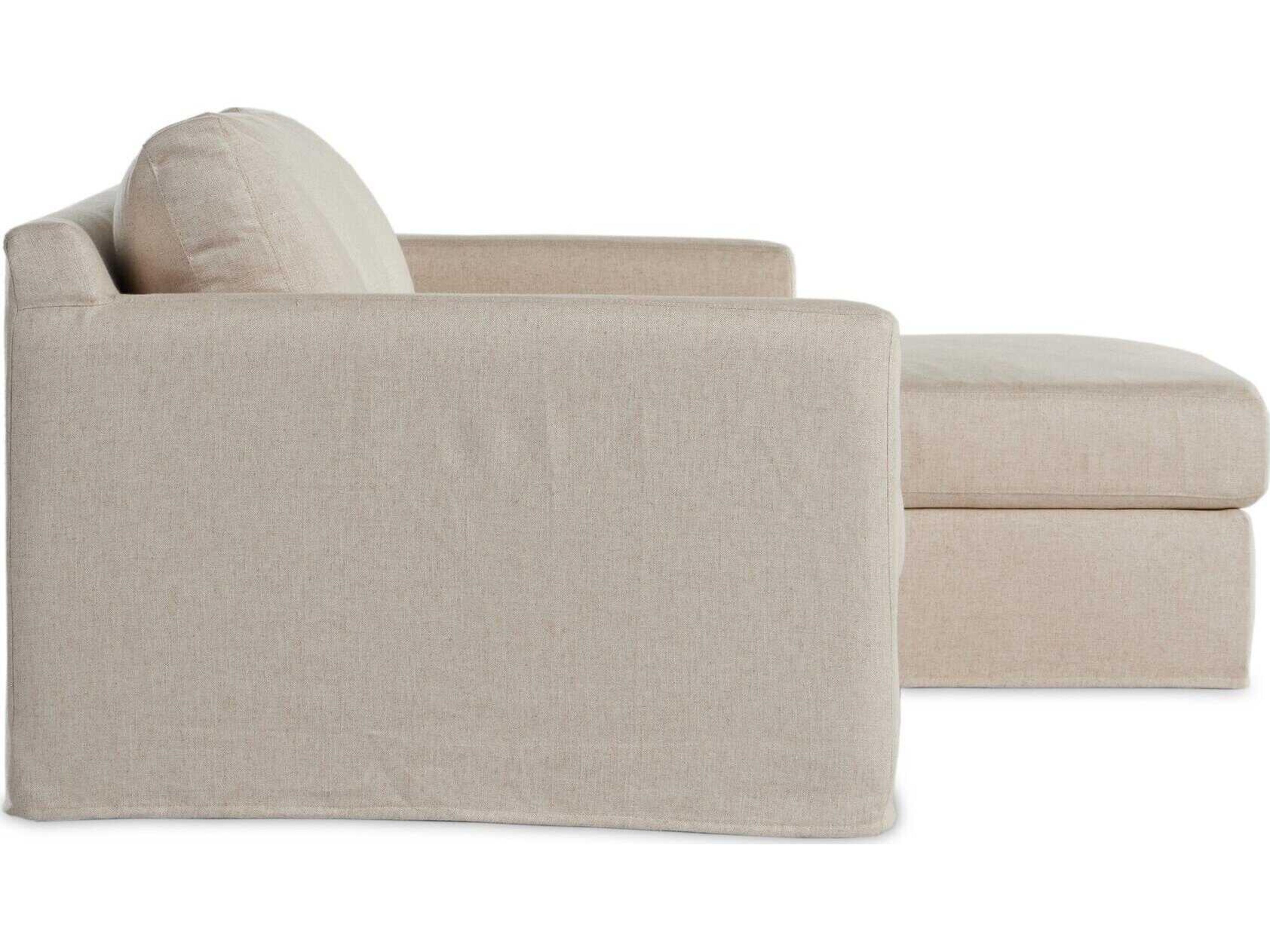 Four Hands Helm Hampton 2 - Piece Beige Upholstered Sectional Sofa with RAF Chaise