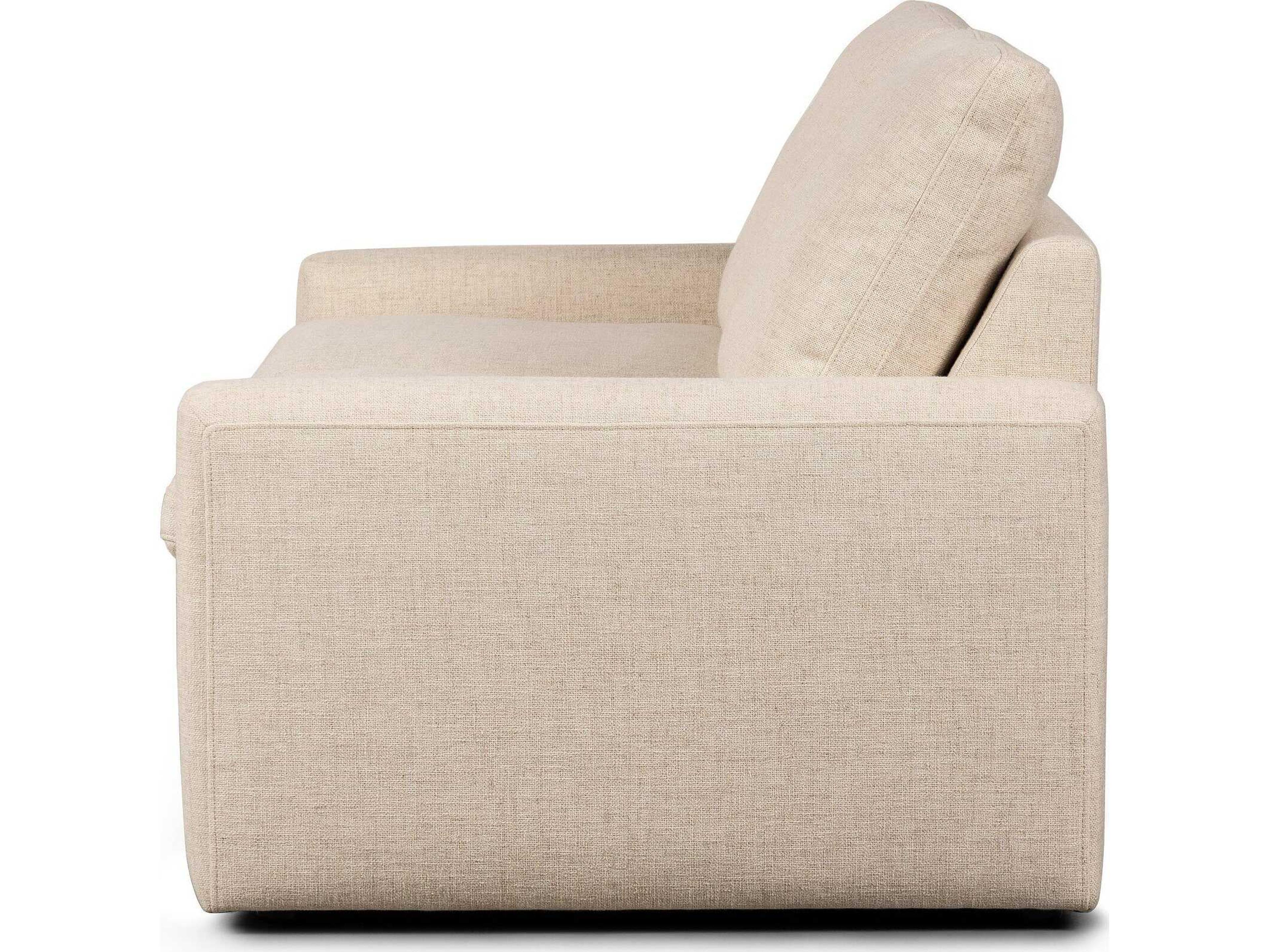 Four Hands Norwood Tillery Power Recliner 2 - Piece Wide Cream Upholstered Loveseat