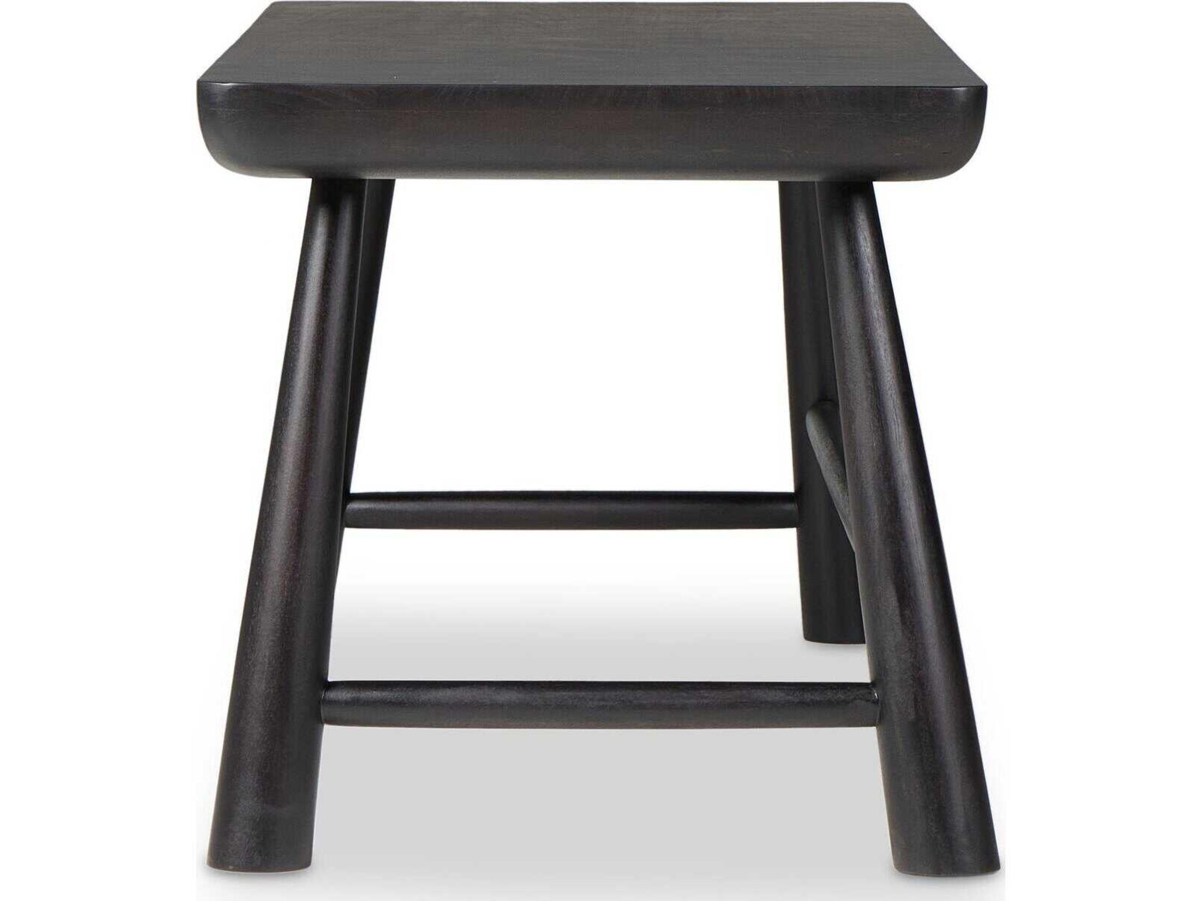 Four Hands Merritt Worn Black Acacia Wood Writing Desk