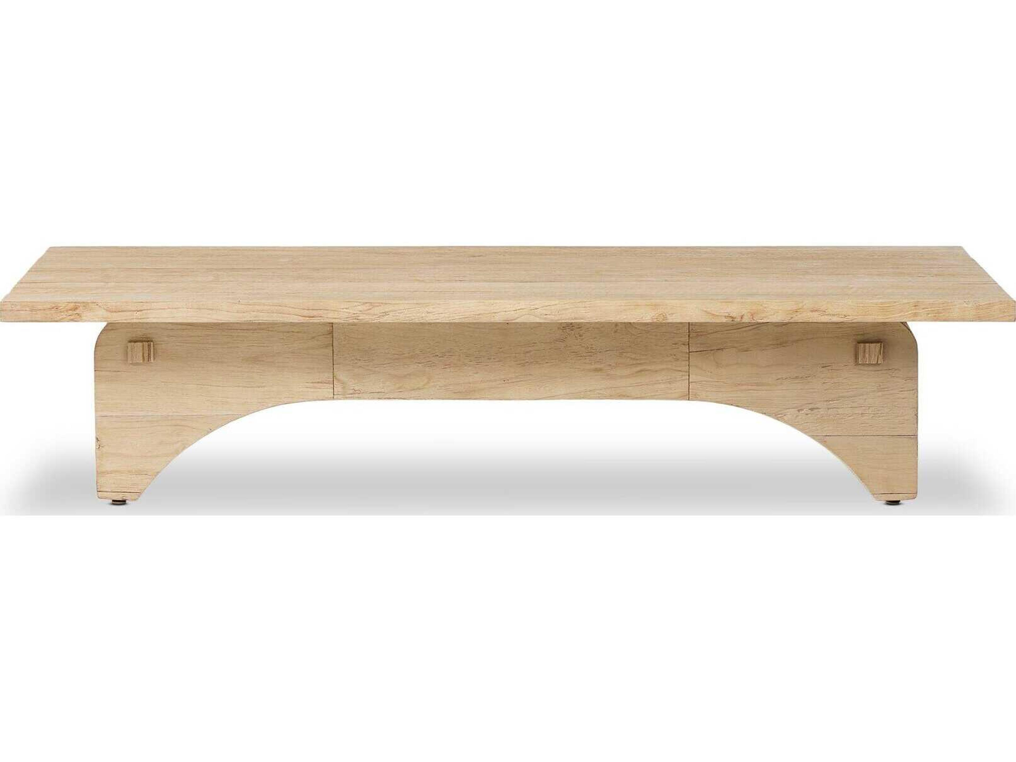 Four Hands Wesson Winchester Coffee Table - Bleached Alder