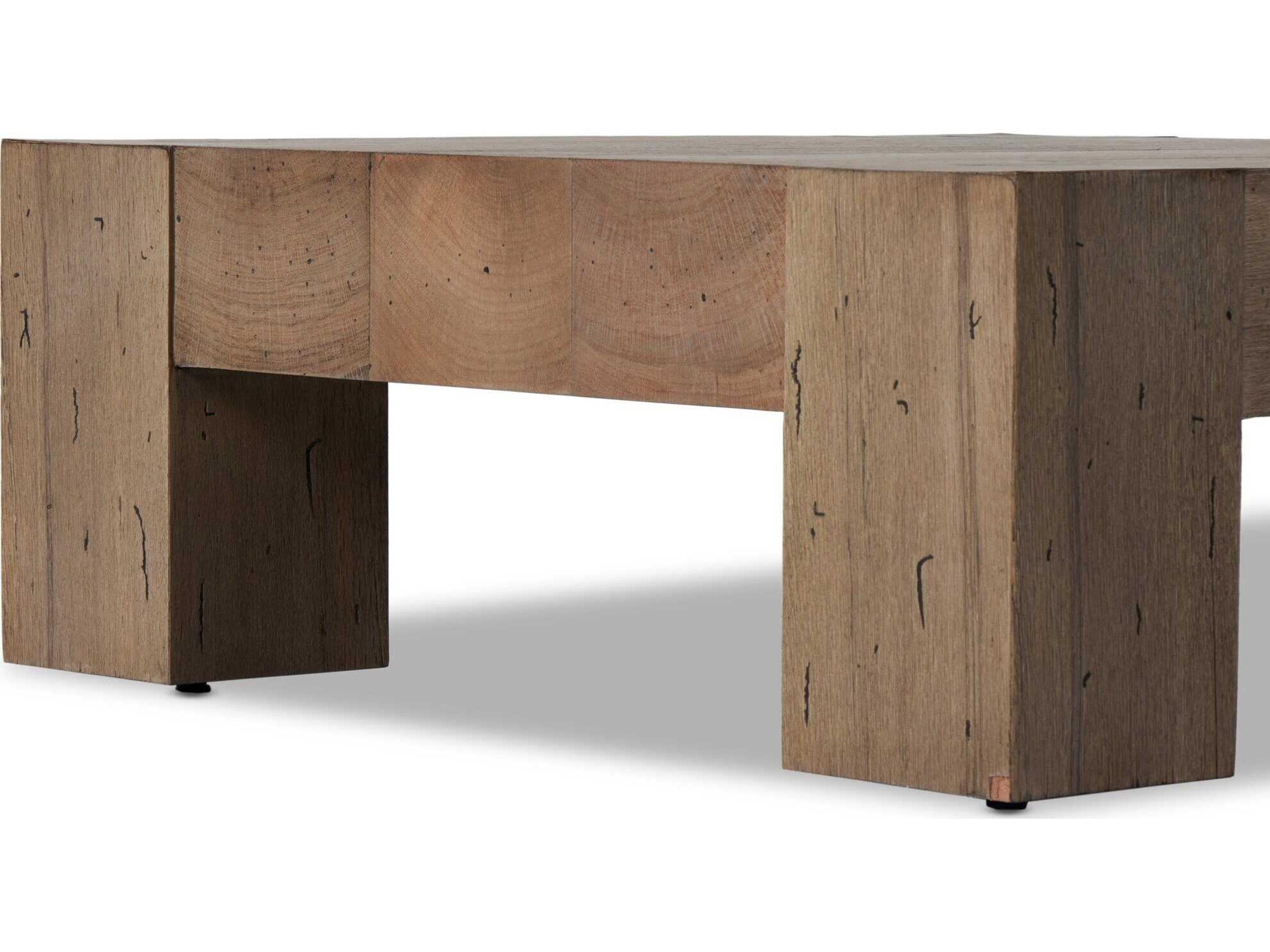 Luxecor Globetrotter Abaso Square Rustic Wormwood Oak Coffee Table