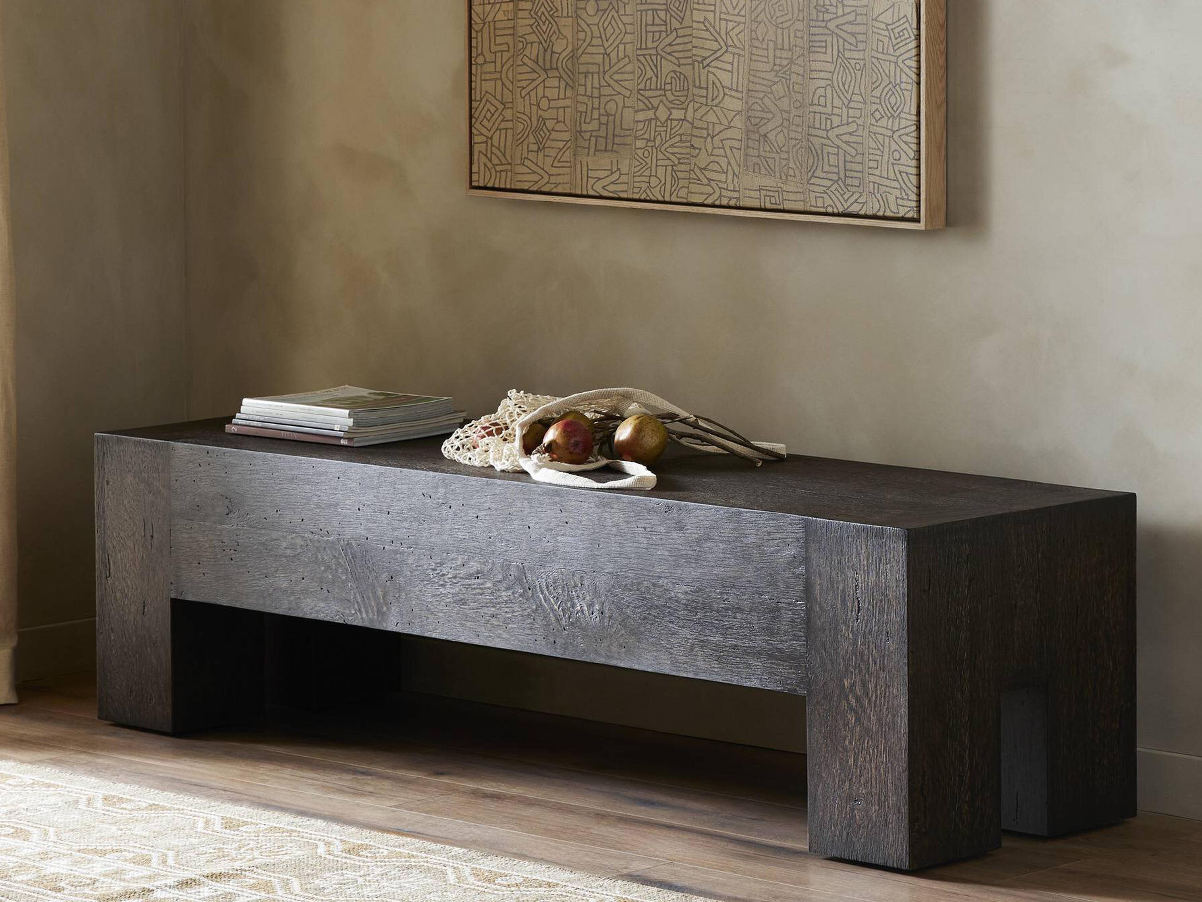 Four Hands Wesson Abaso Black Accent Bench