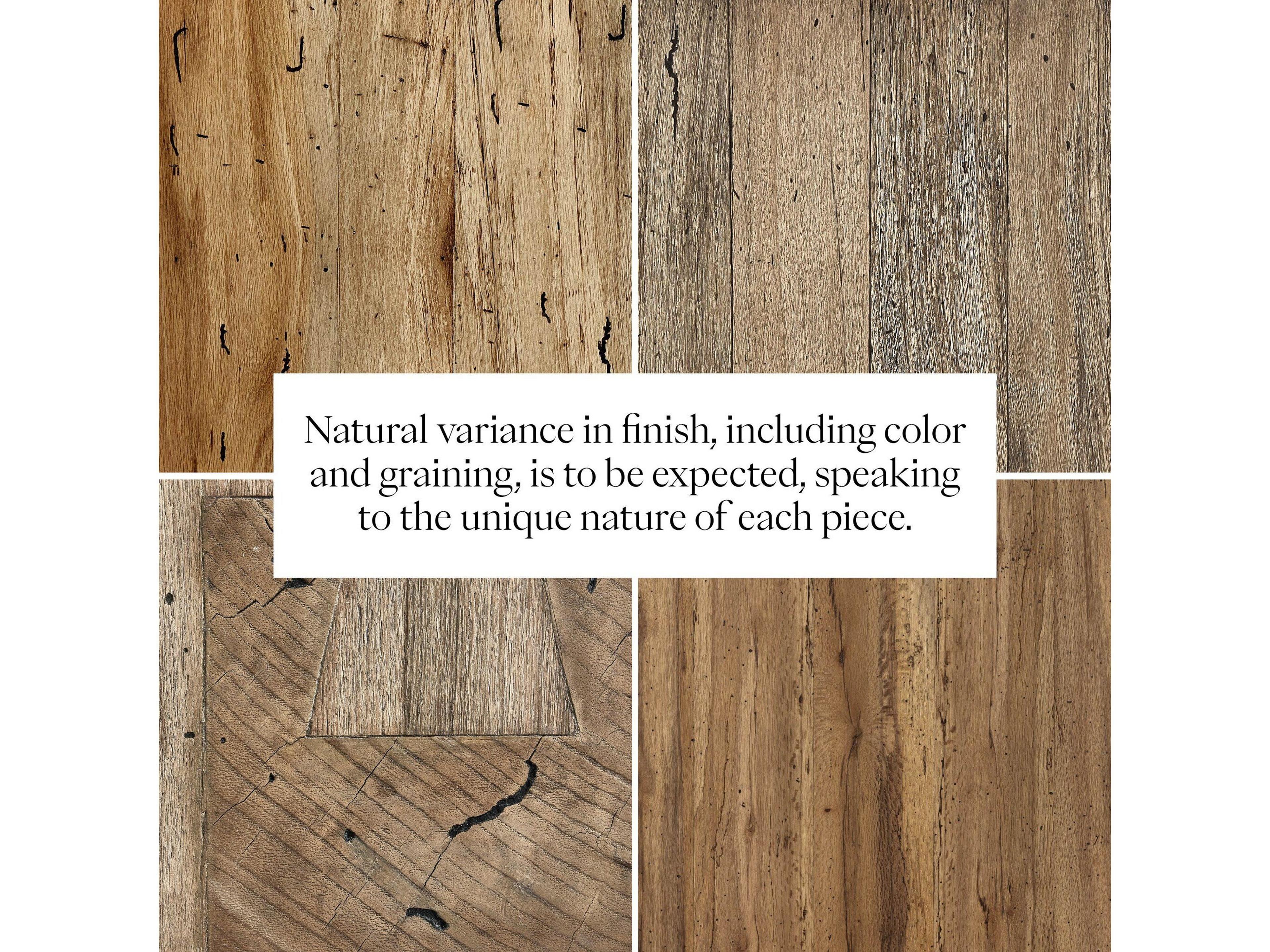 Luxecor Globetrotter Rustic Wormwood Oak Brown Accent Bench