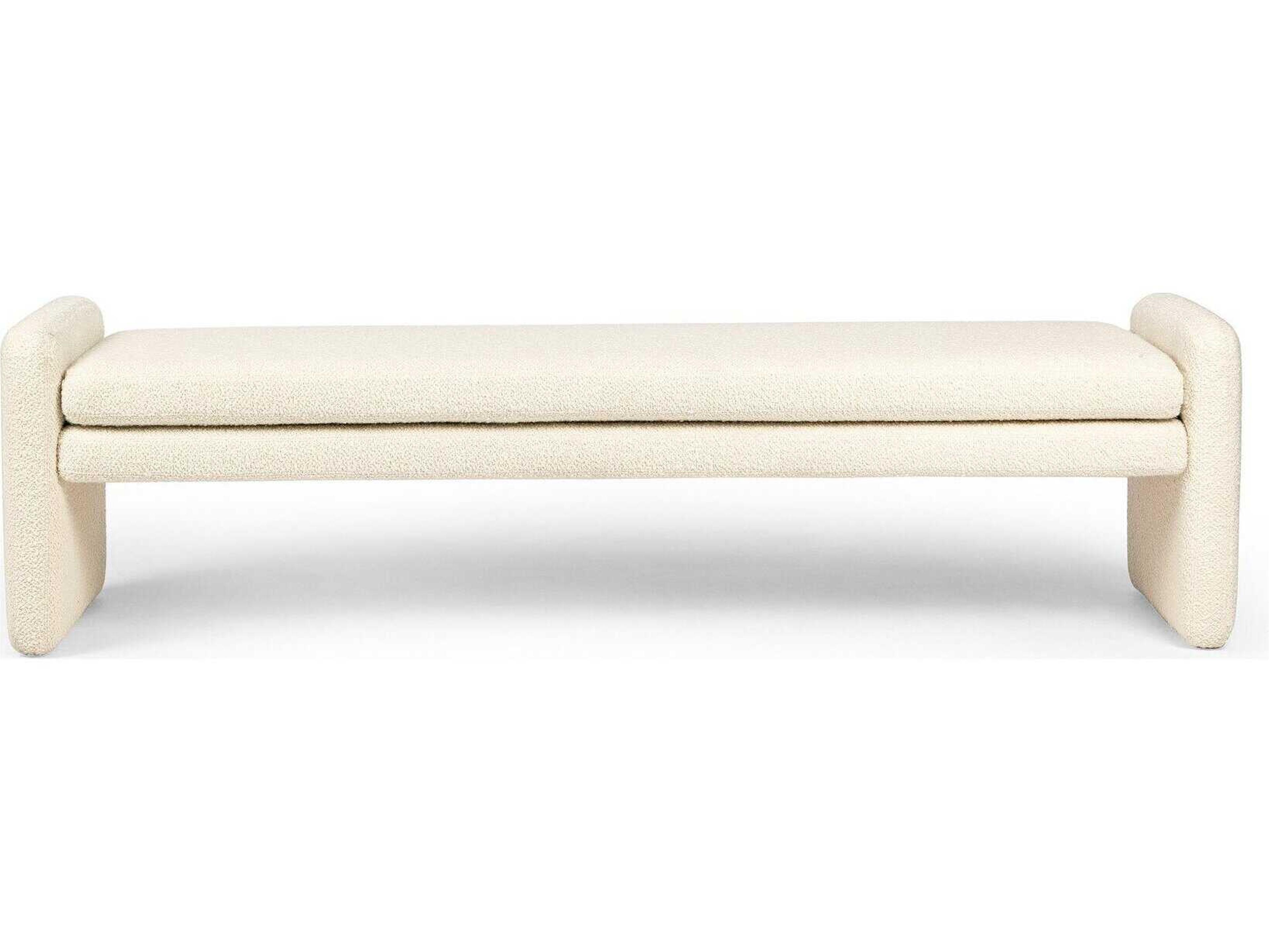Four Hands Townsend Serena Durham Cream Upholstered Accent Bench