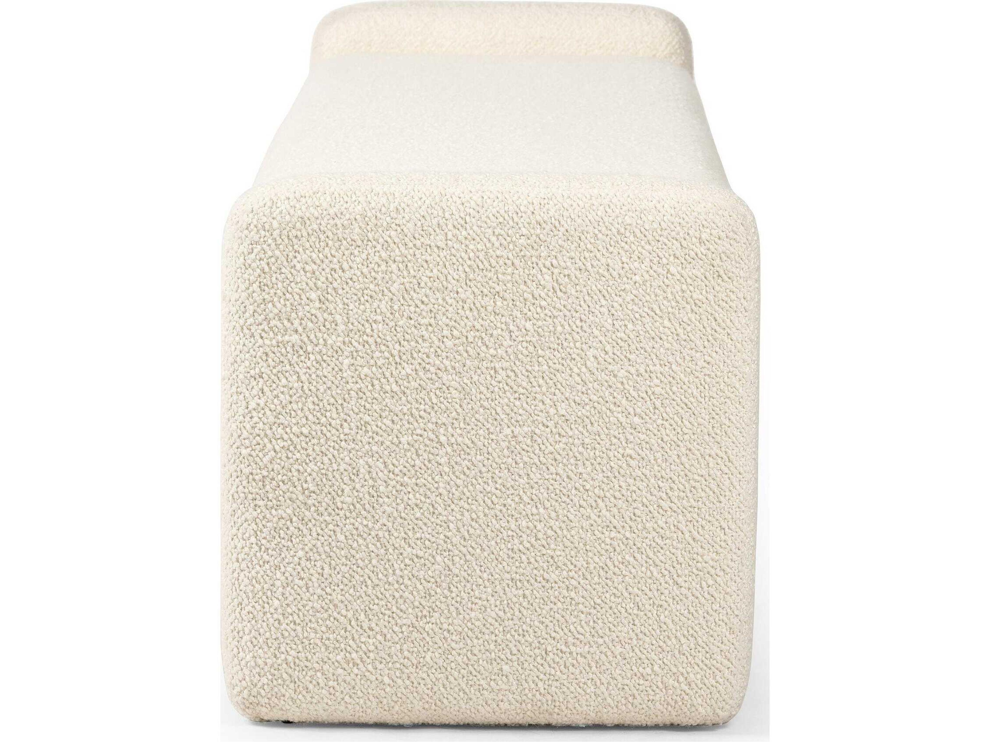 Four Hands Townsend Serena Durham Cream Upholstered Accent Bench