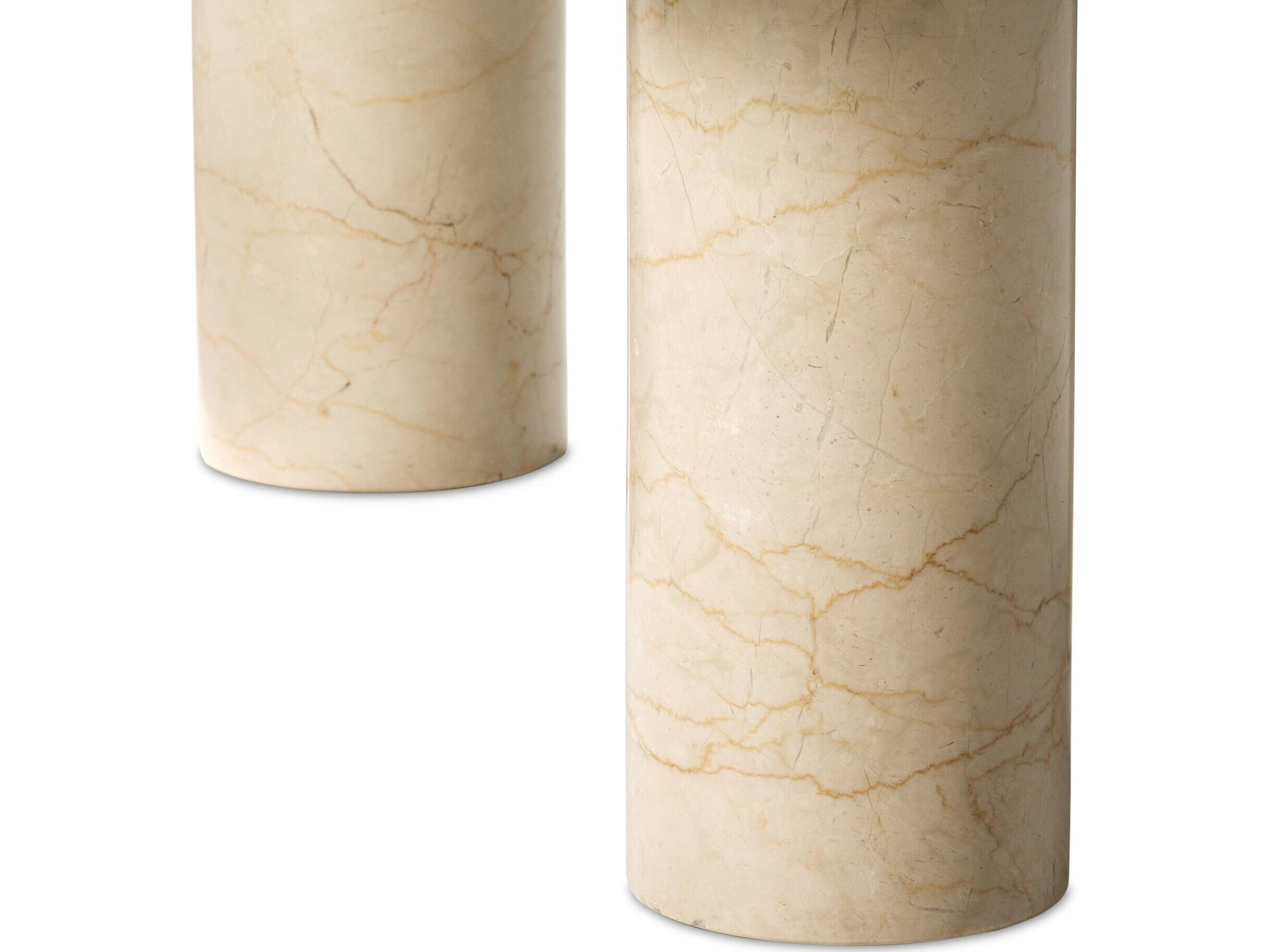 Four Hands Rockwell Zion Cream Marble Nesting Coffee Table