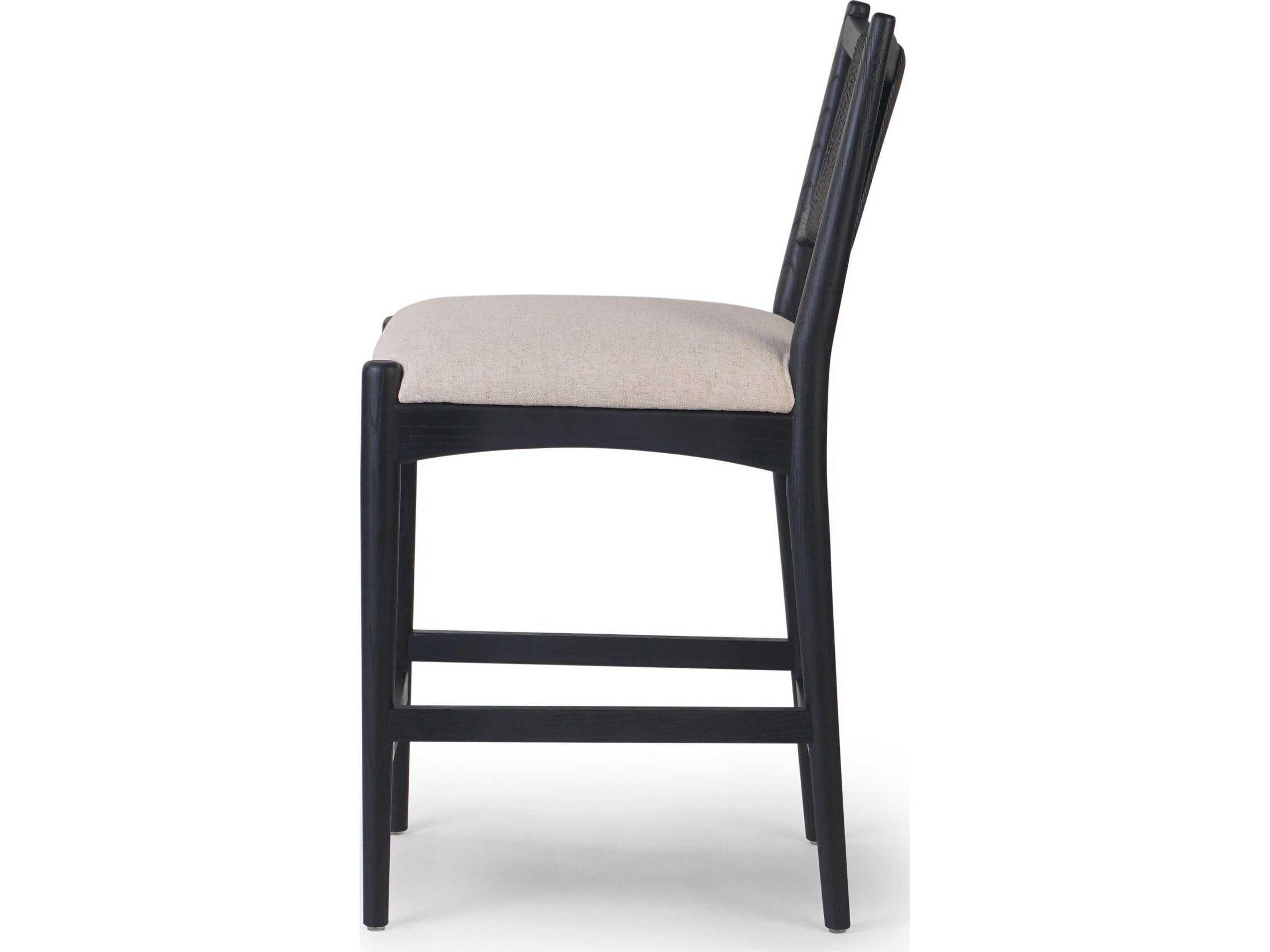 Four Hands Claremont Haddon Antwerp Natural Upholstered Counter Stool