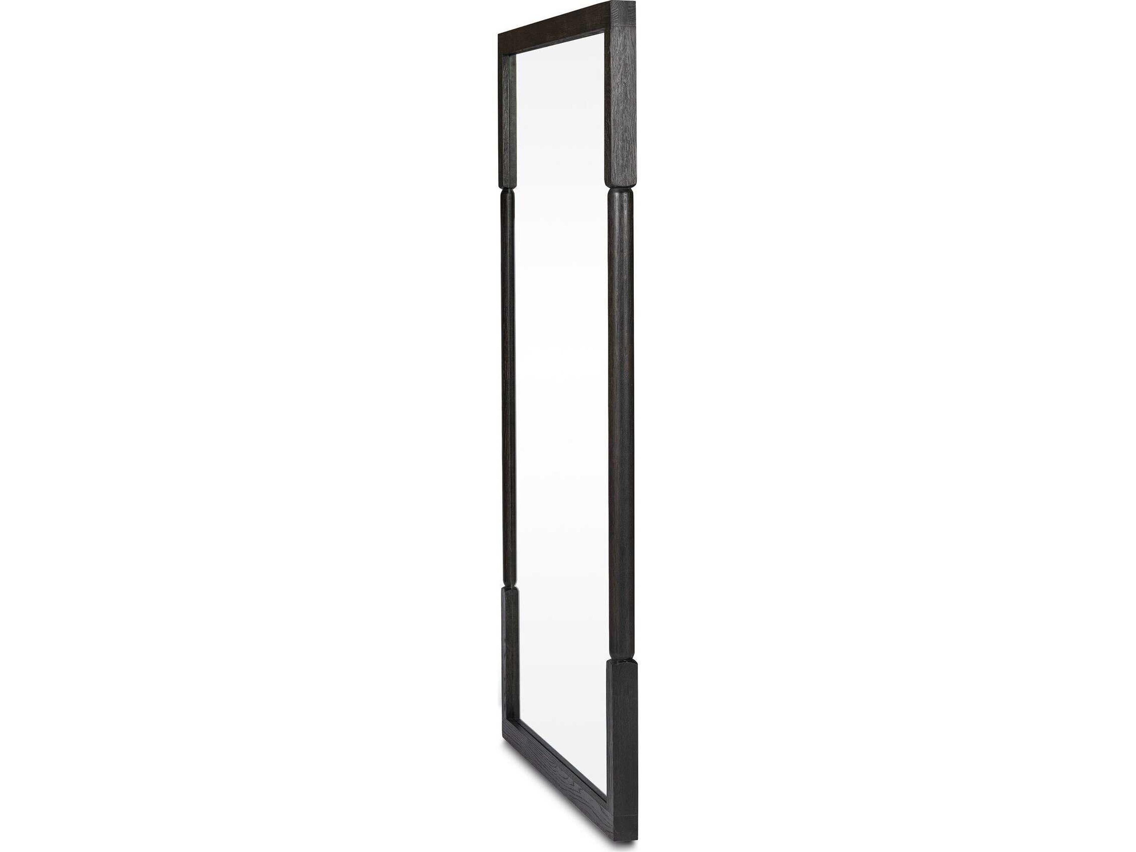 Four Hands Wells Concord Charcoal Oak Floor Mirror