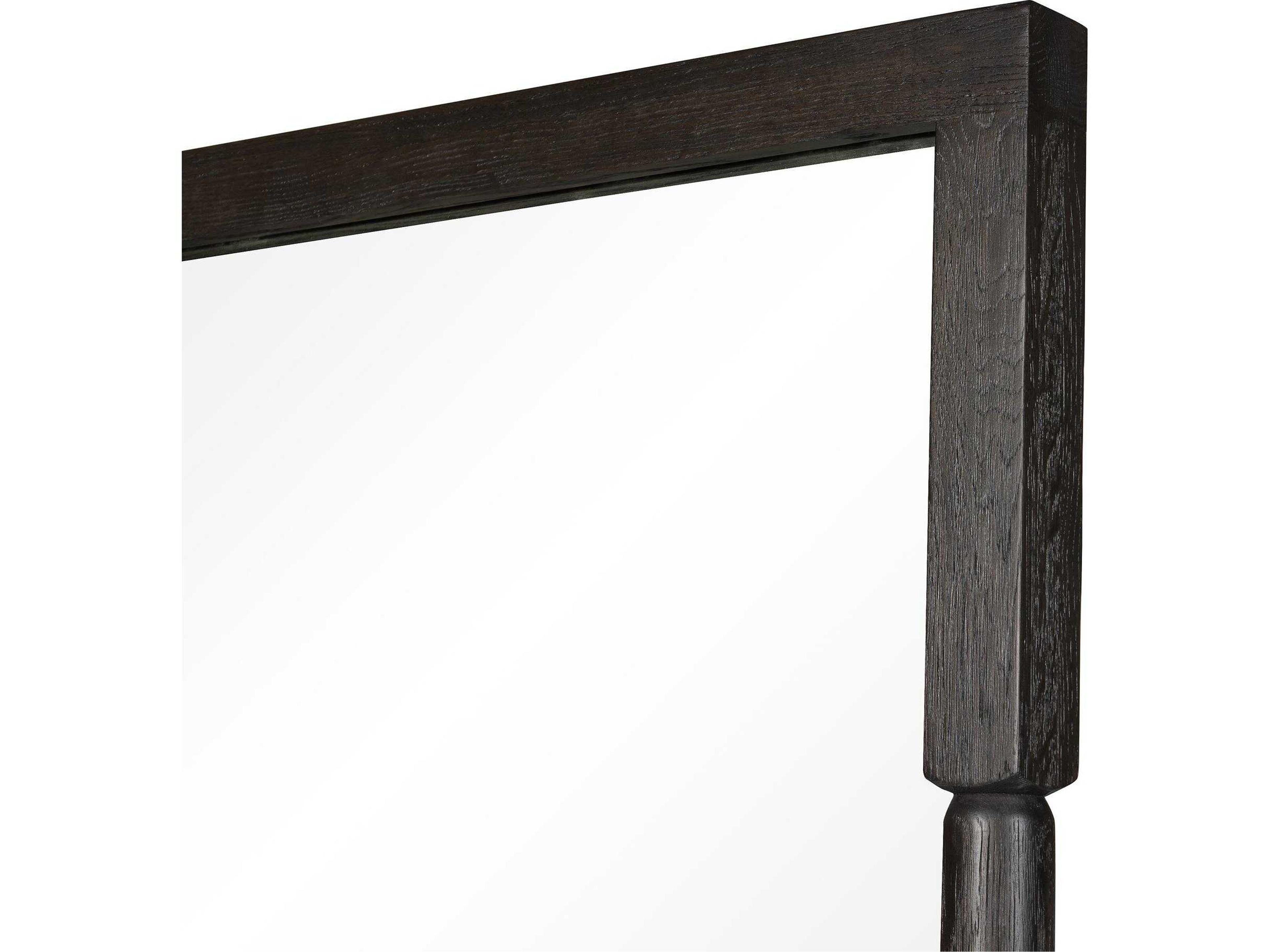 Four Hands Wells Concord Charcoal Oak Floor Mirror