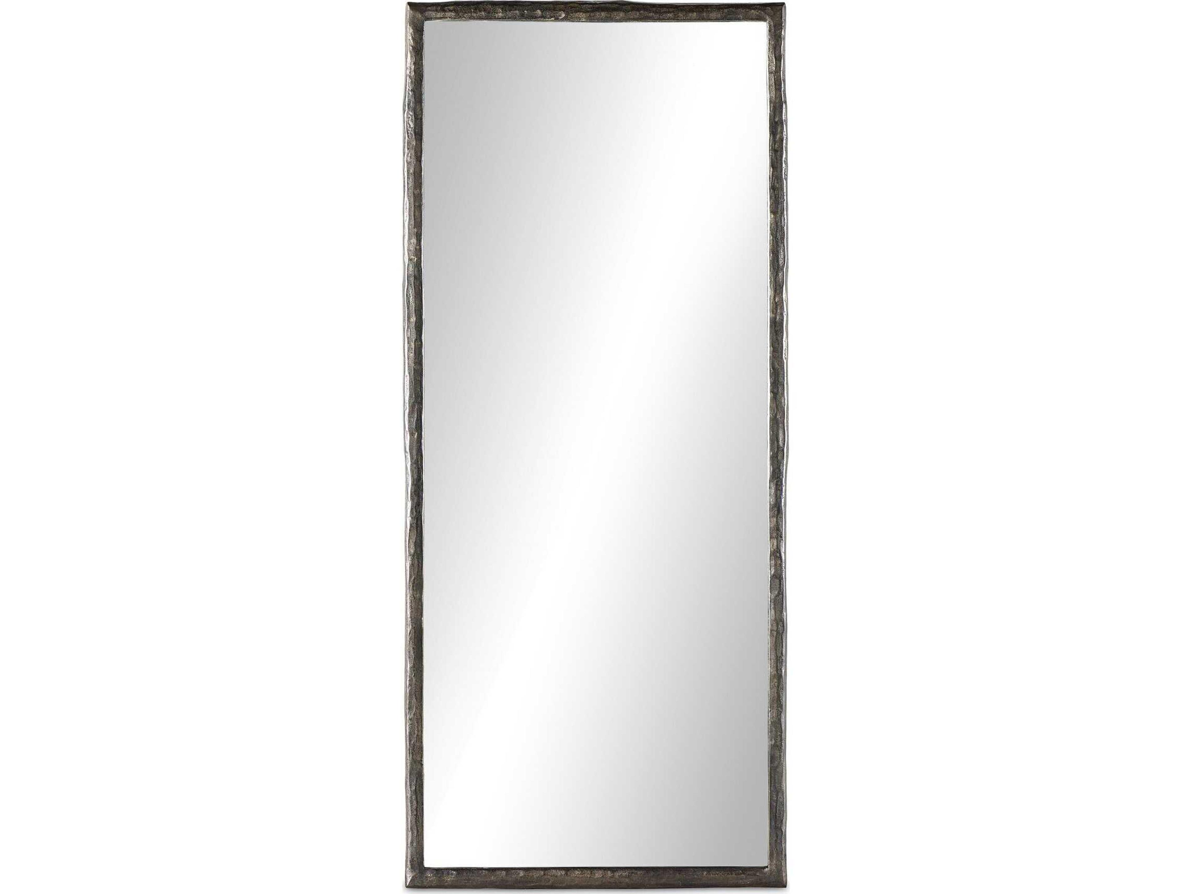 Four Hands Marlow Langford Smoked Nickel Floor Mirror