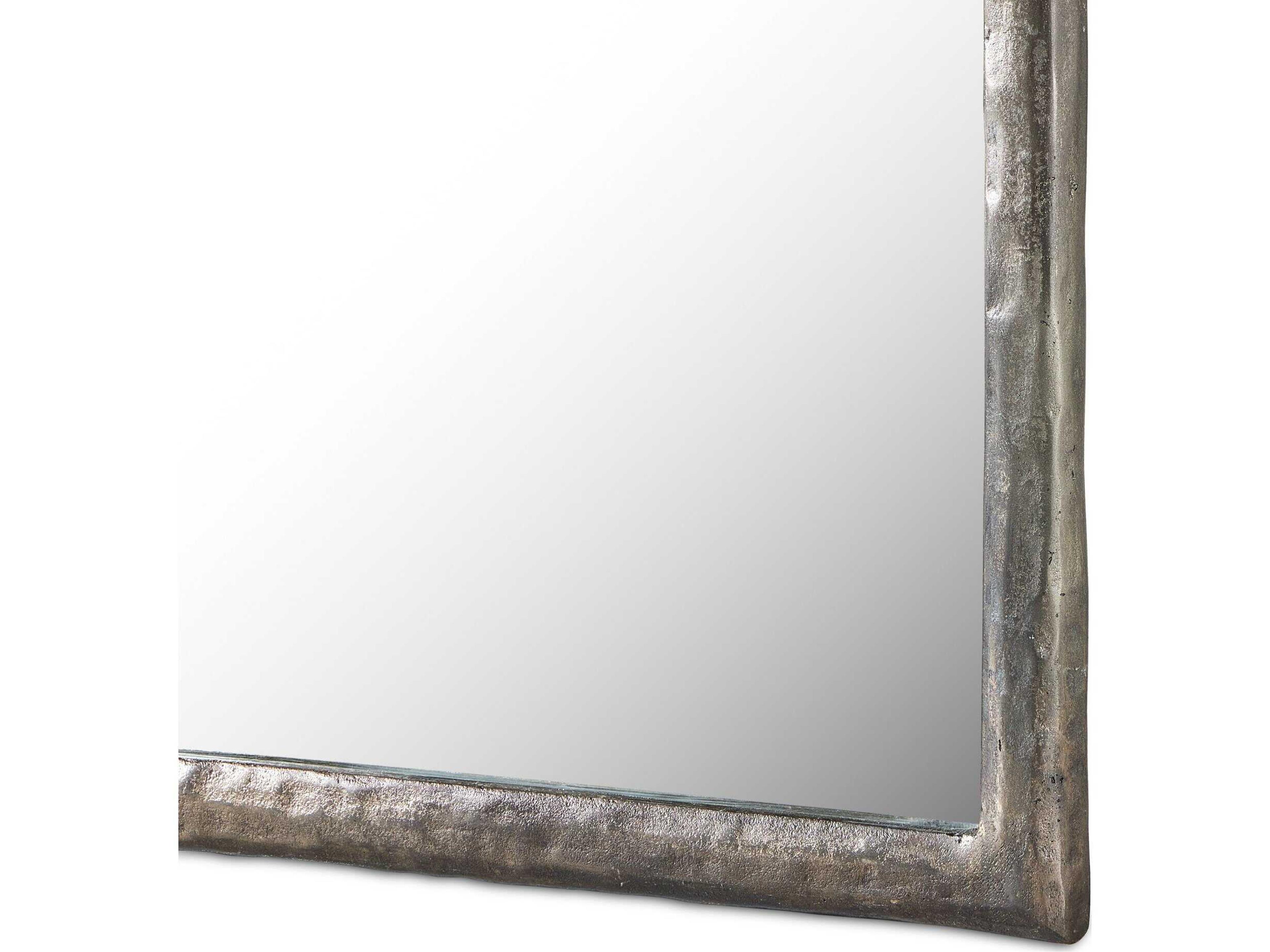 Four Hands Marlow Langford Smoked Nickel Floor Mirror